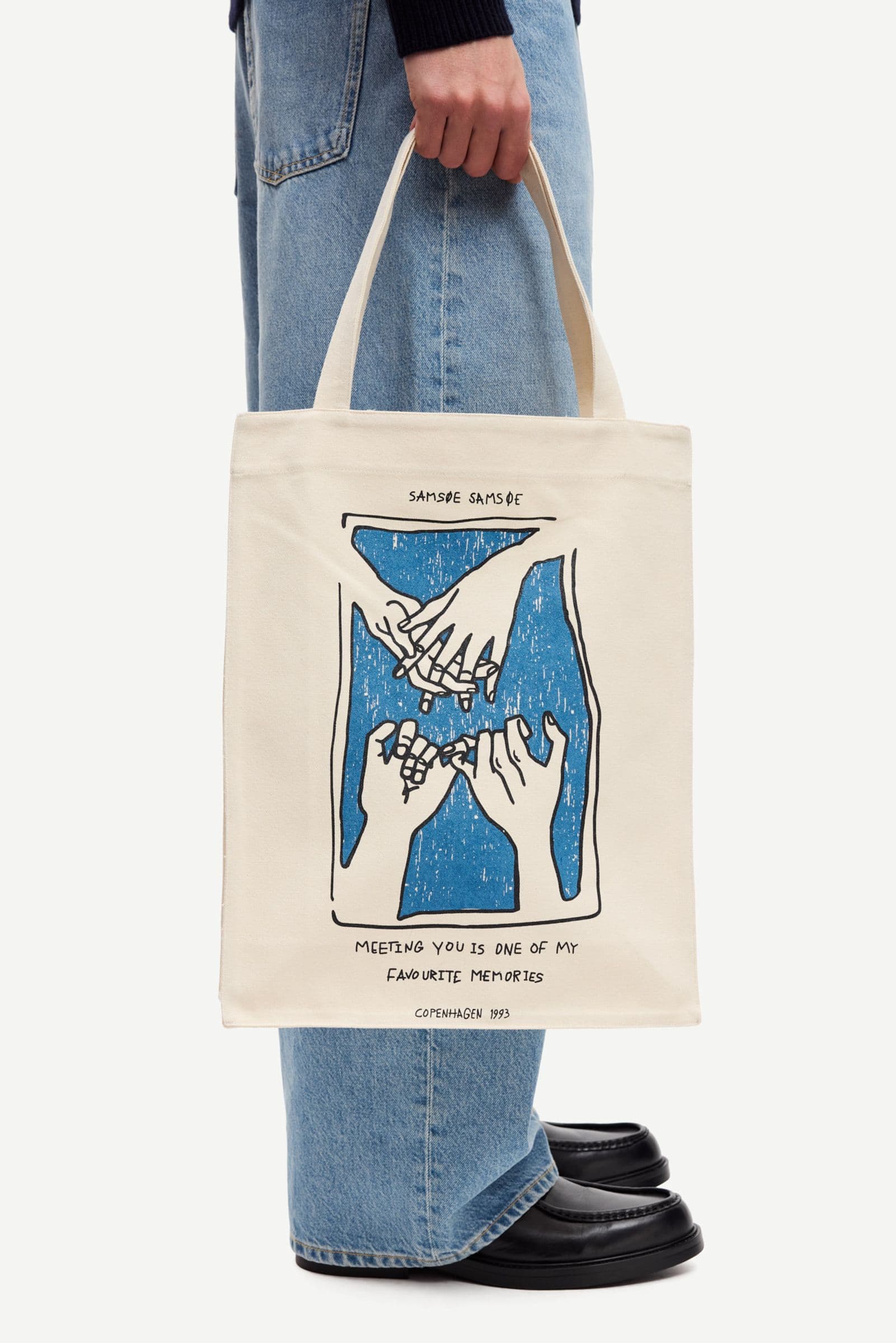 Saprint tote bag 14197 Undyed memories
