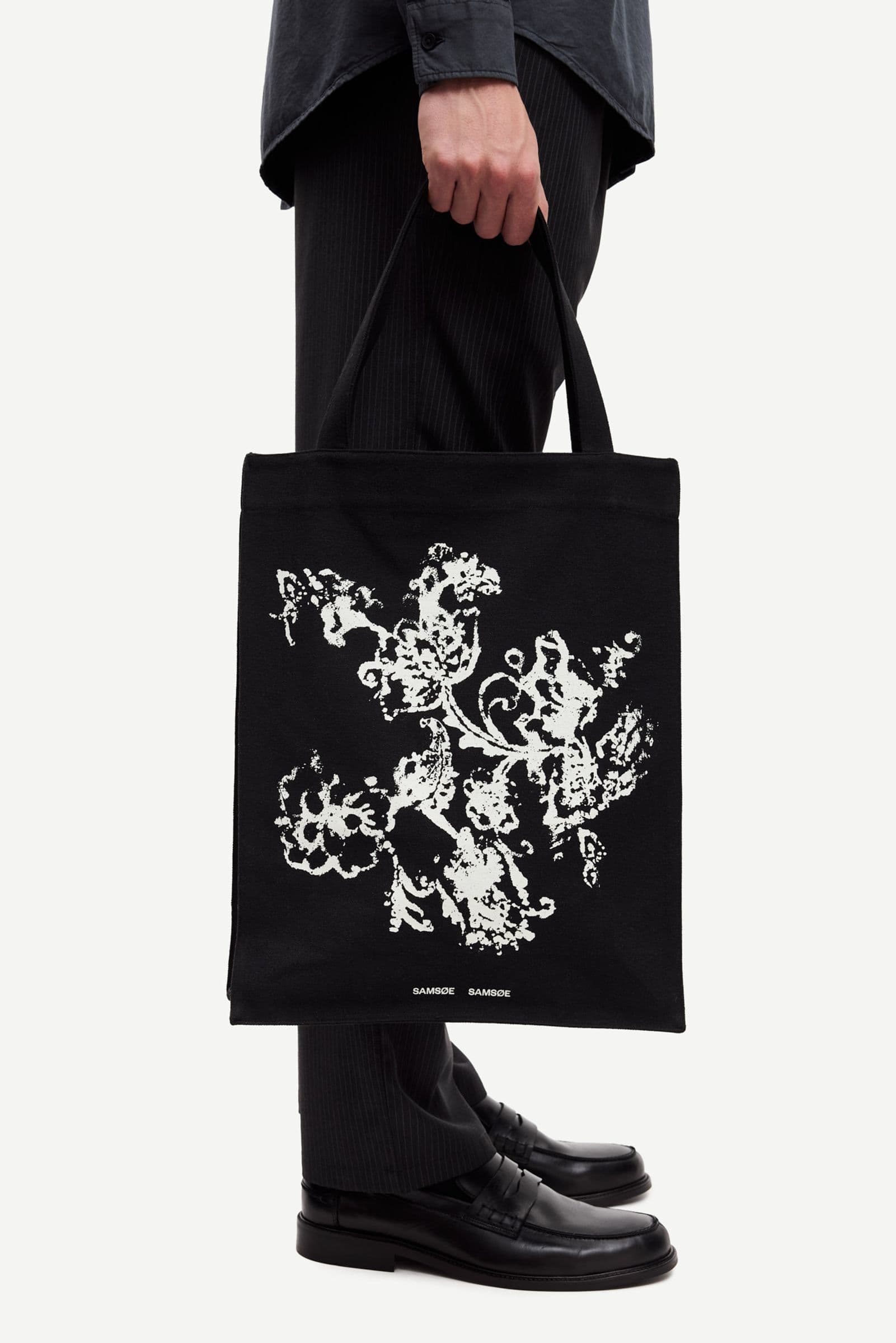 Saprint tote bag 14197 Washed black wallpaper