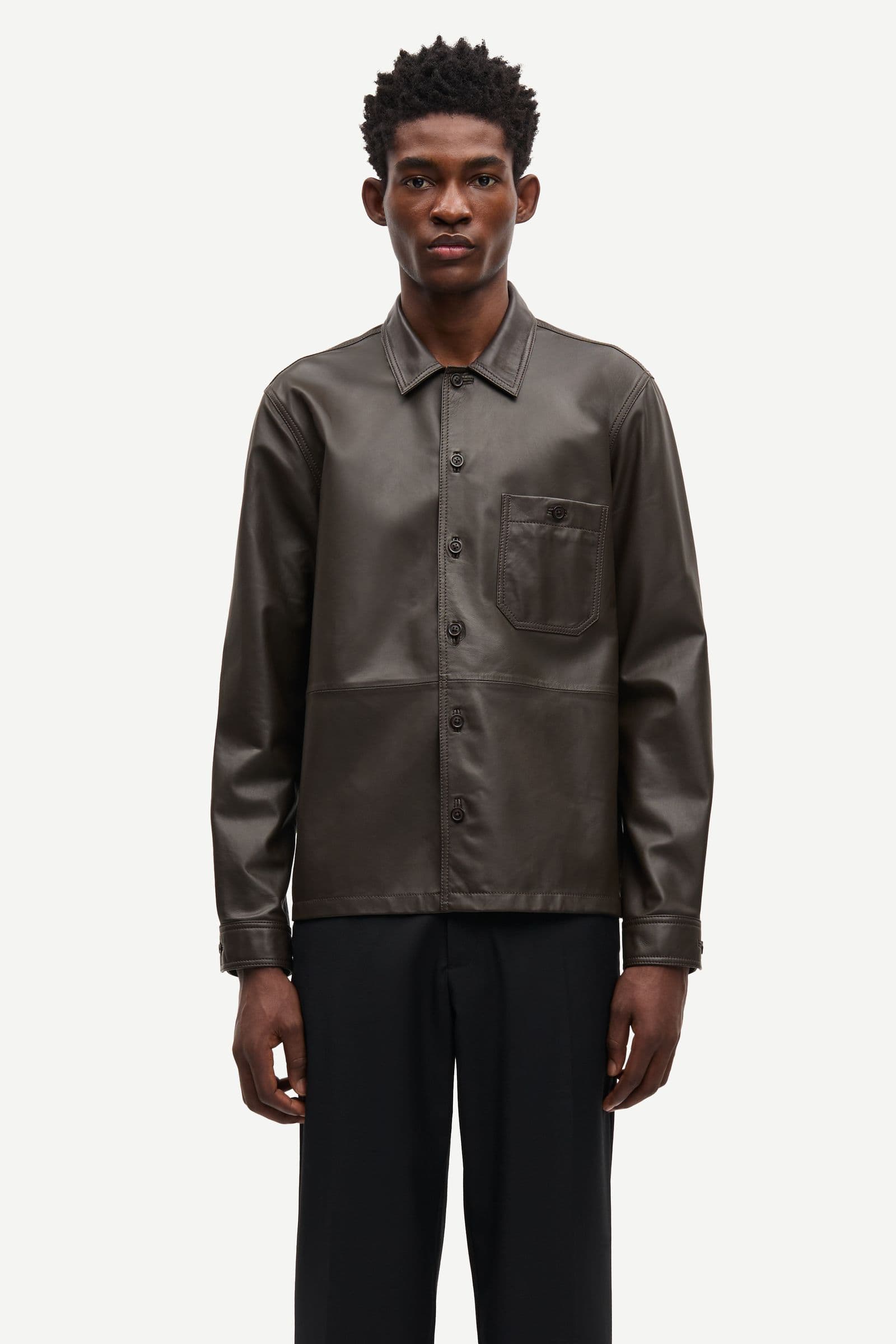 Saruffo X C overshirt 15716 Turkish Coffee