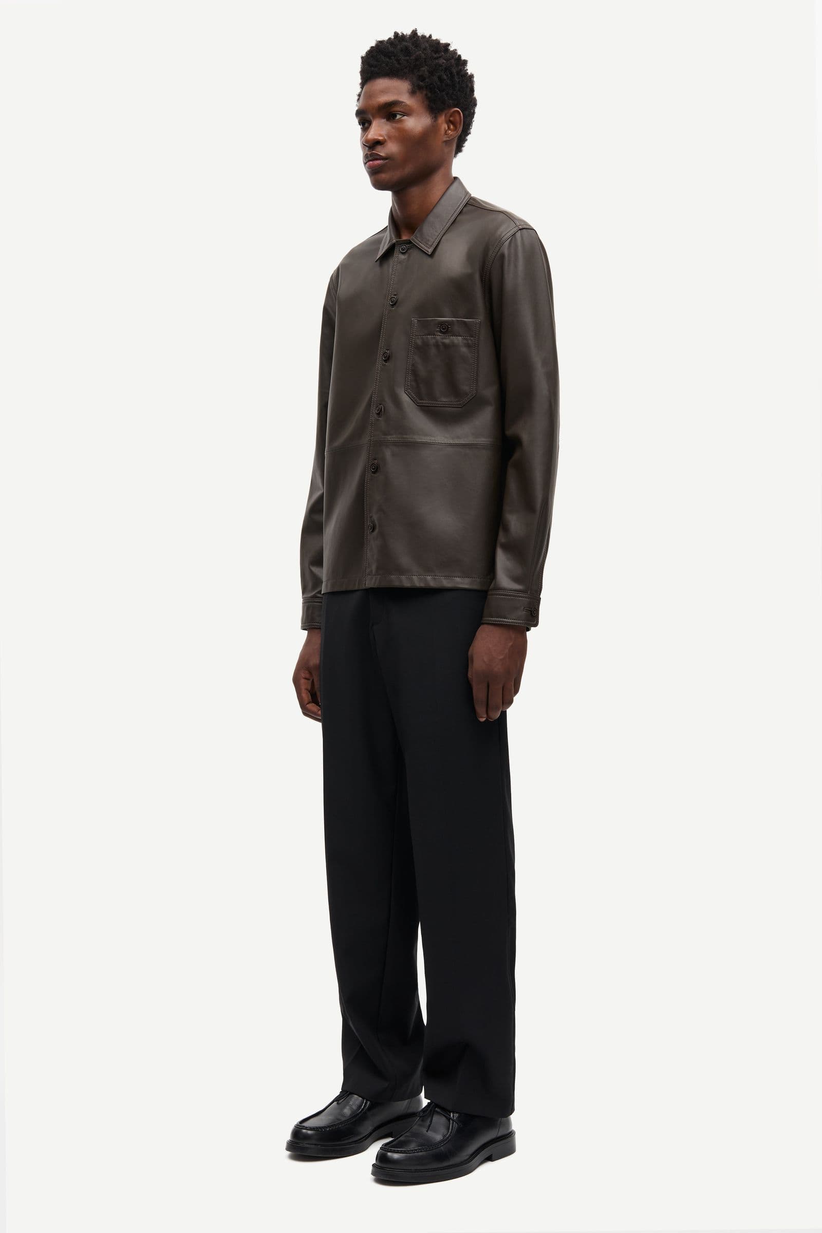 Saruffo X C overshirt 15716 Turkish Coffee