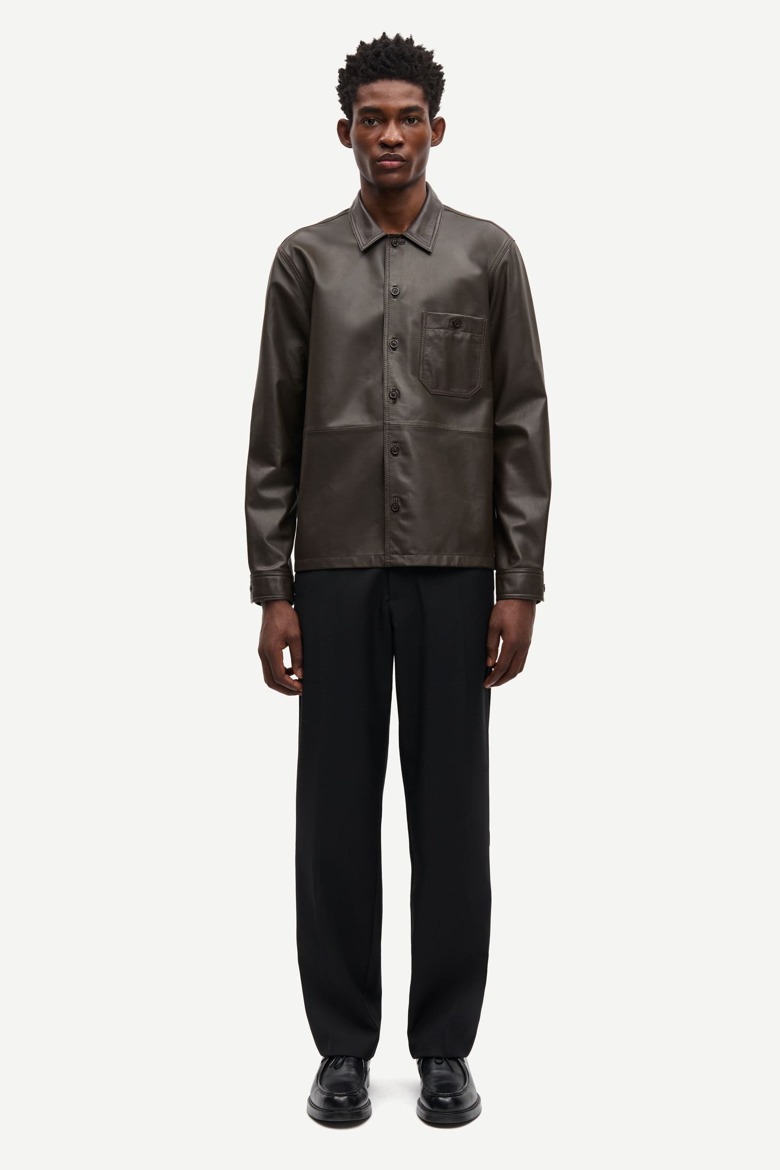 Saruffo X C overshirt 15716 Turkish Coffee