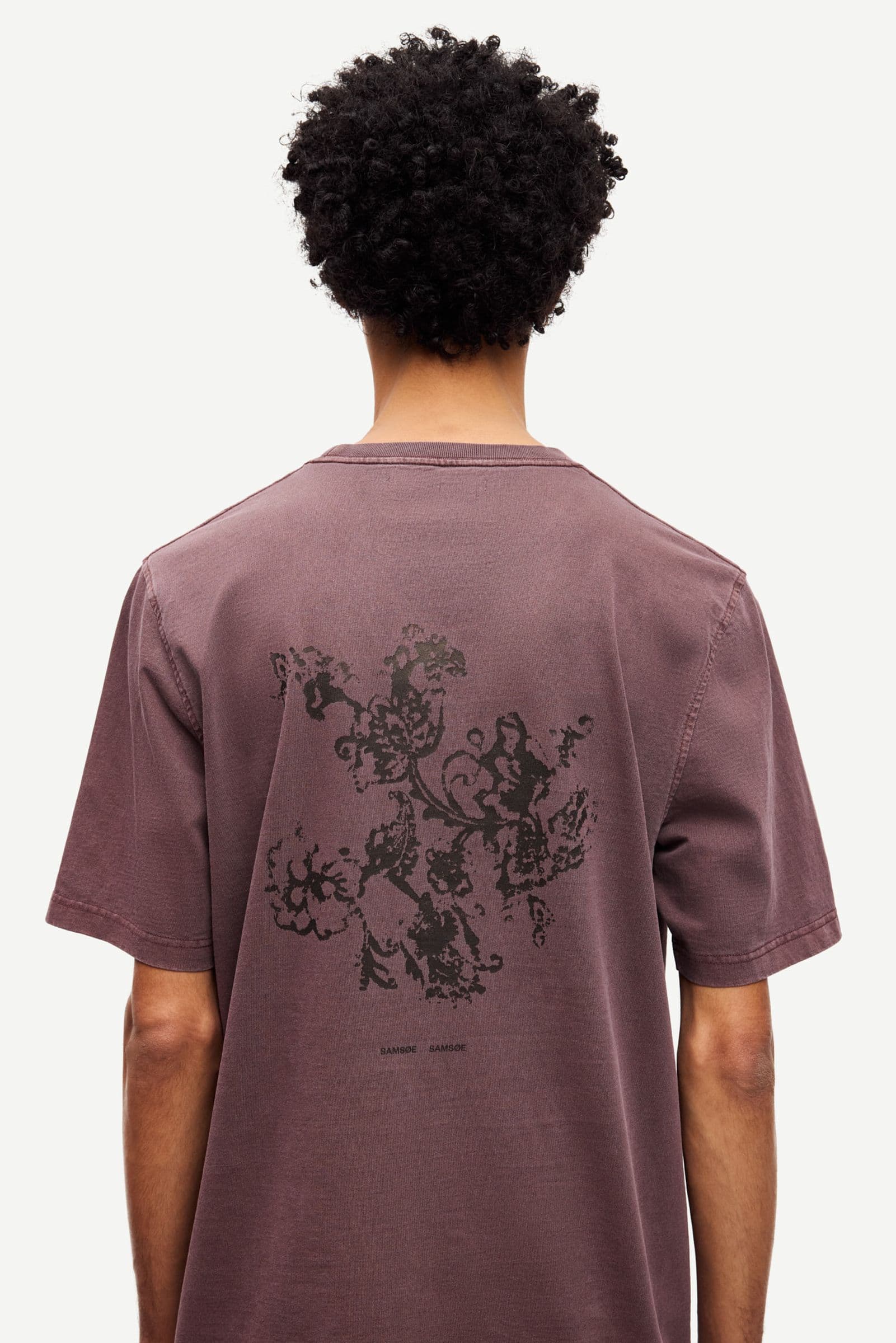 Saphil t-shirt 15489 Washed raisin wallpaper