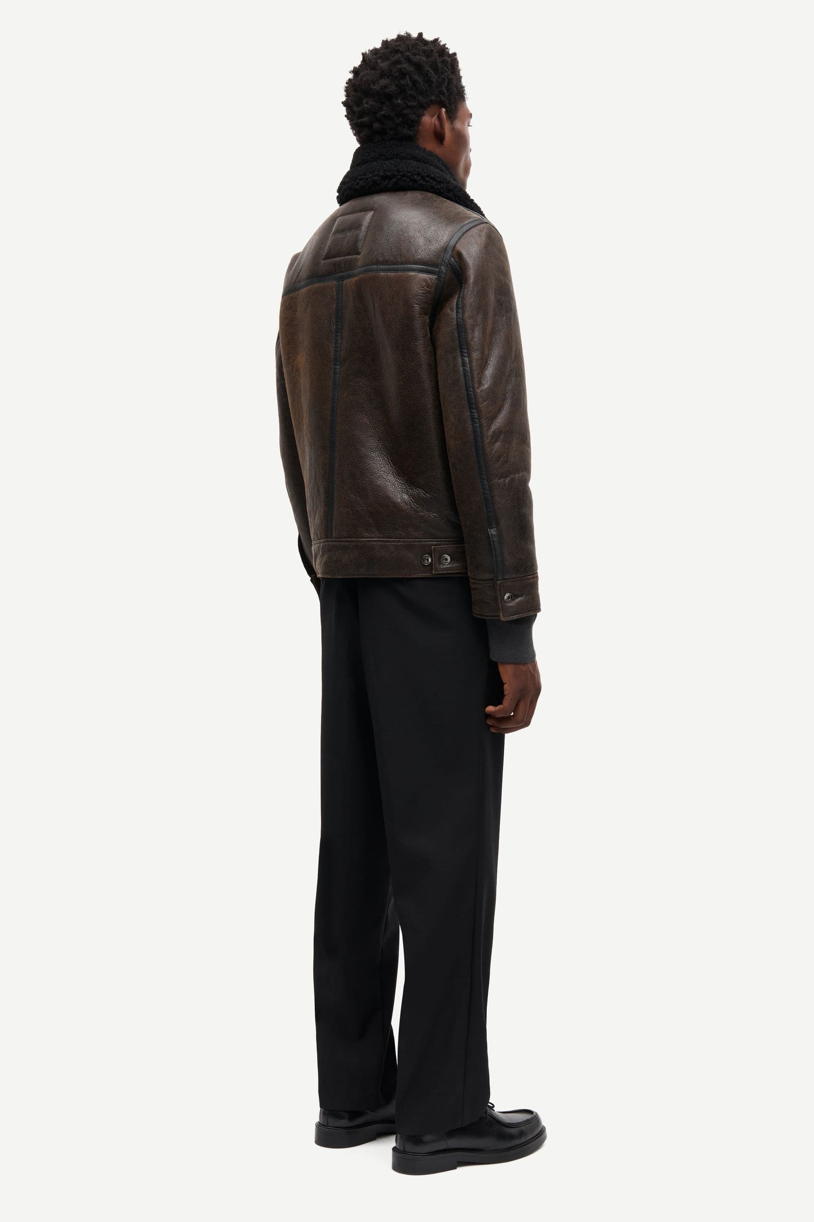 Saboy jacket 15692 Dark brown crackled