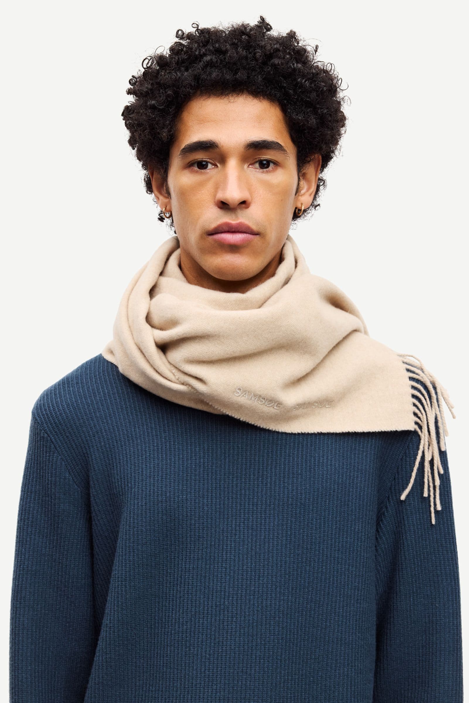 Sajolly scarf 15783 Beige Mel.