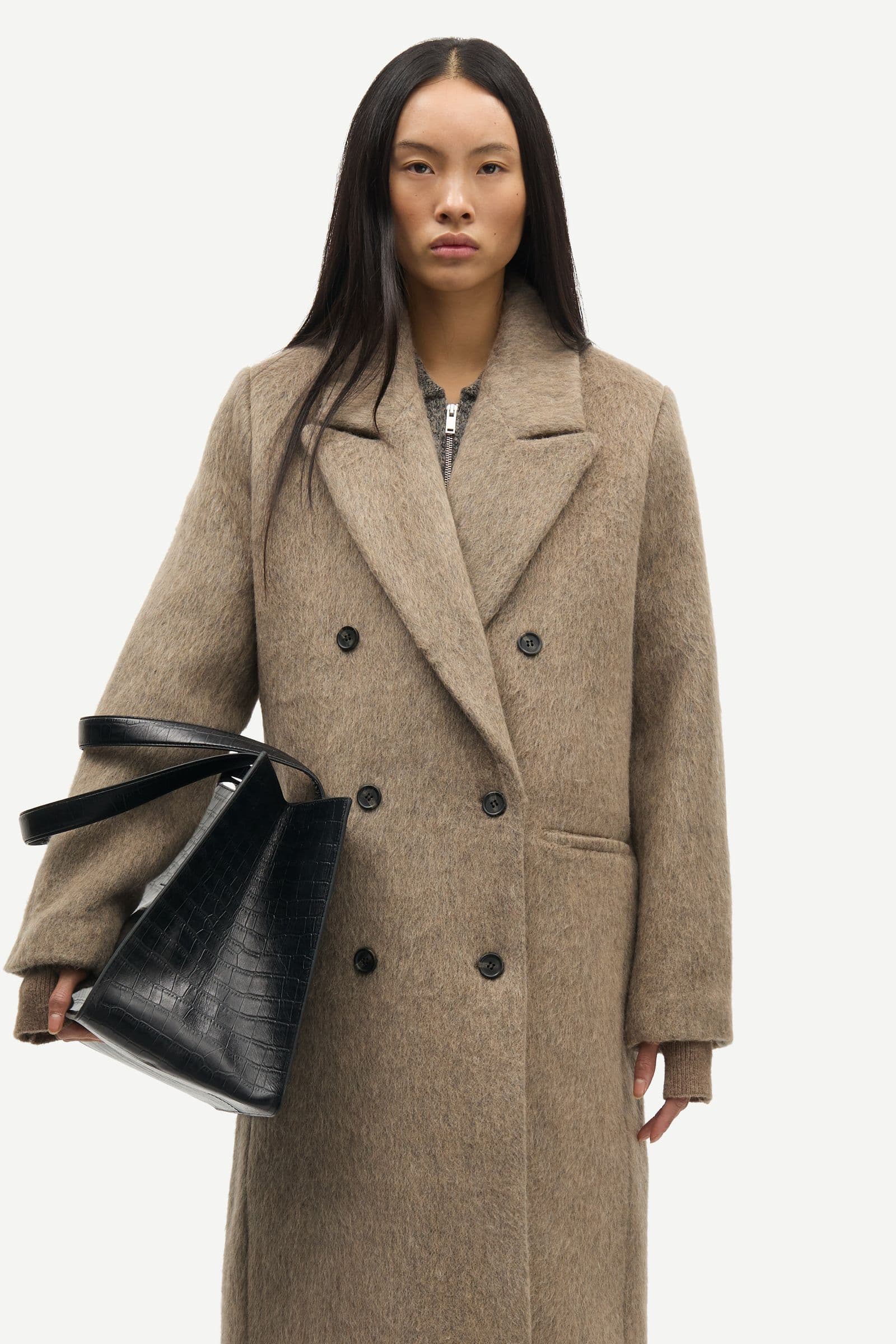 Sajilla coat 15822 Pale fossil mel.