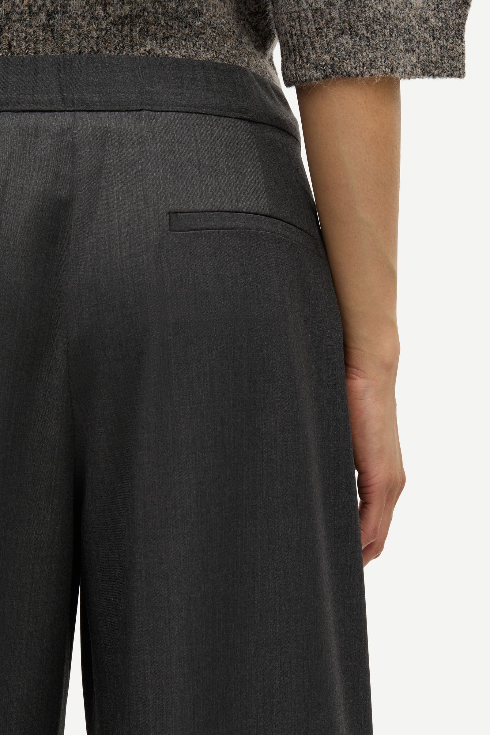 Saroko trousers 15449 Dark grey mel.