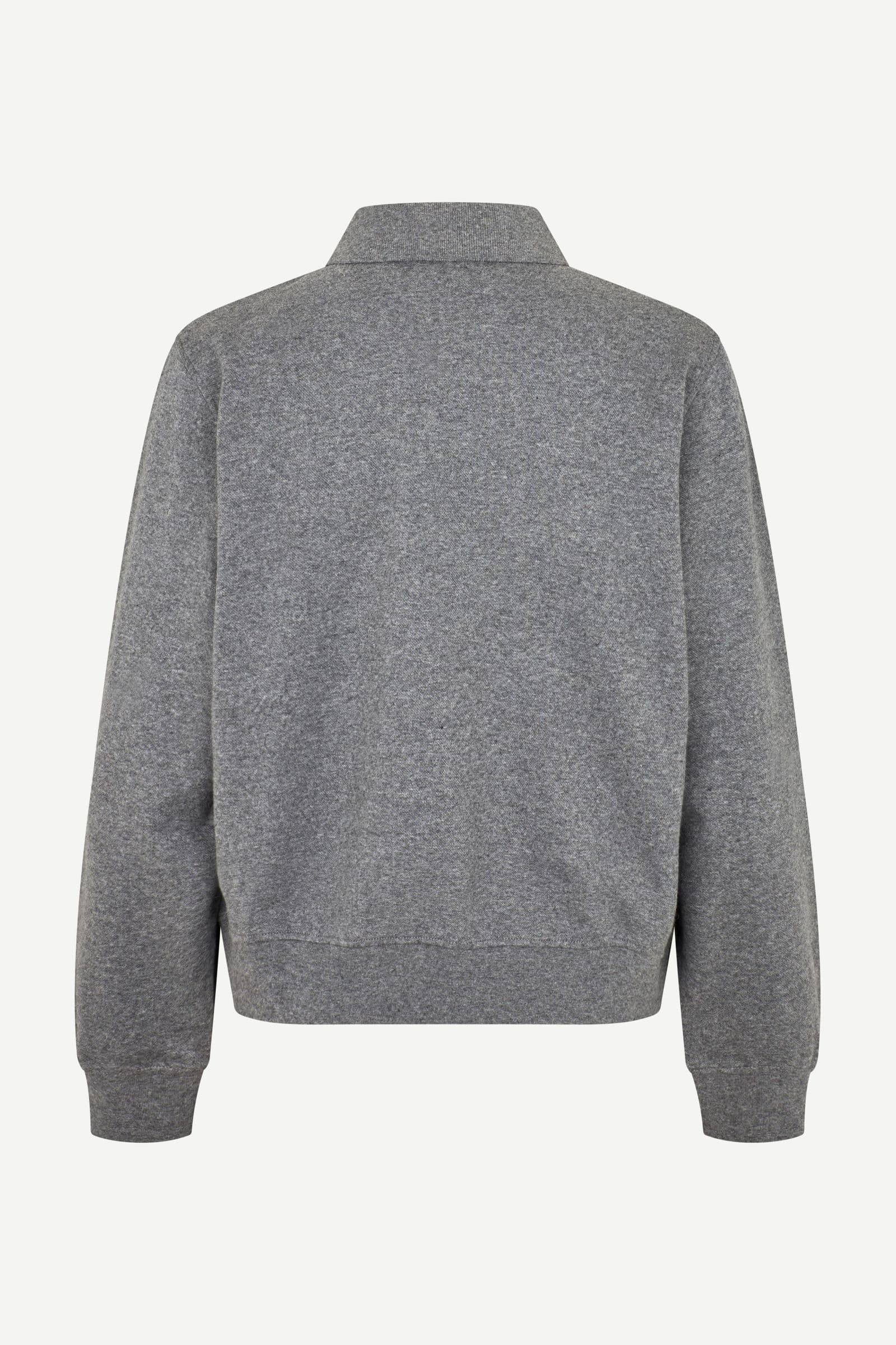 Sadory ls polo 15512 Mid Grey Mel.