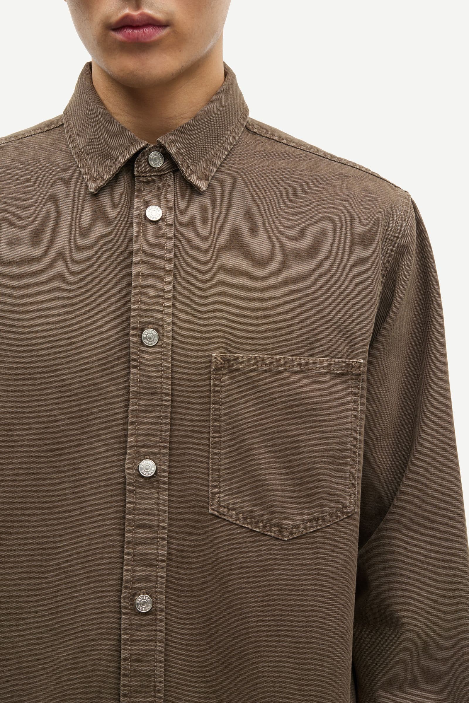 Sadamon P overshirt 15437 Washed Canteen
