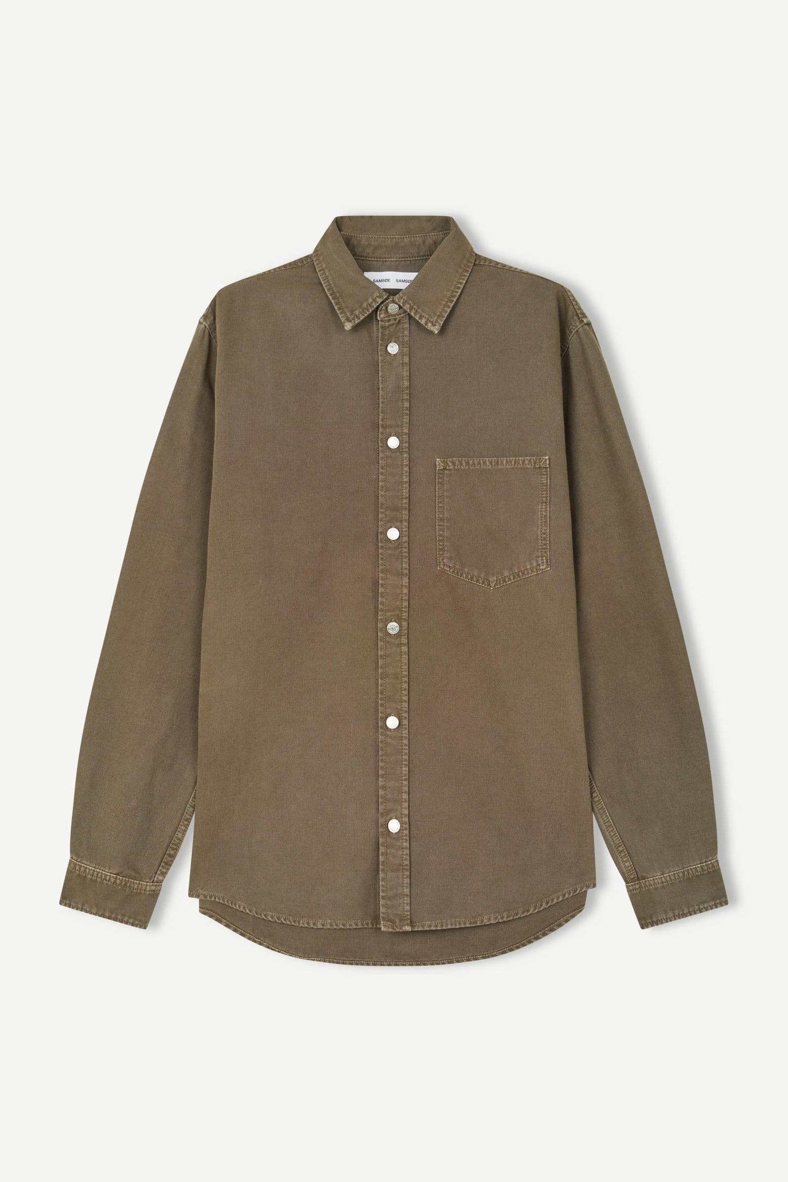 Sadamon P overshirt 15437 Washed Canteen
