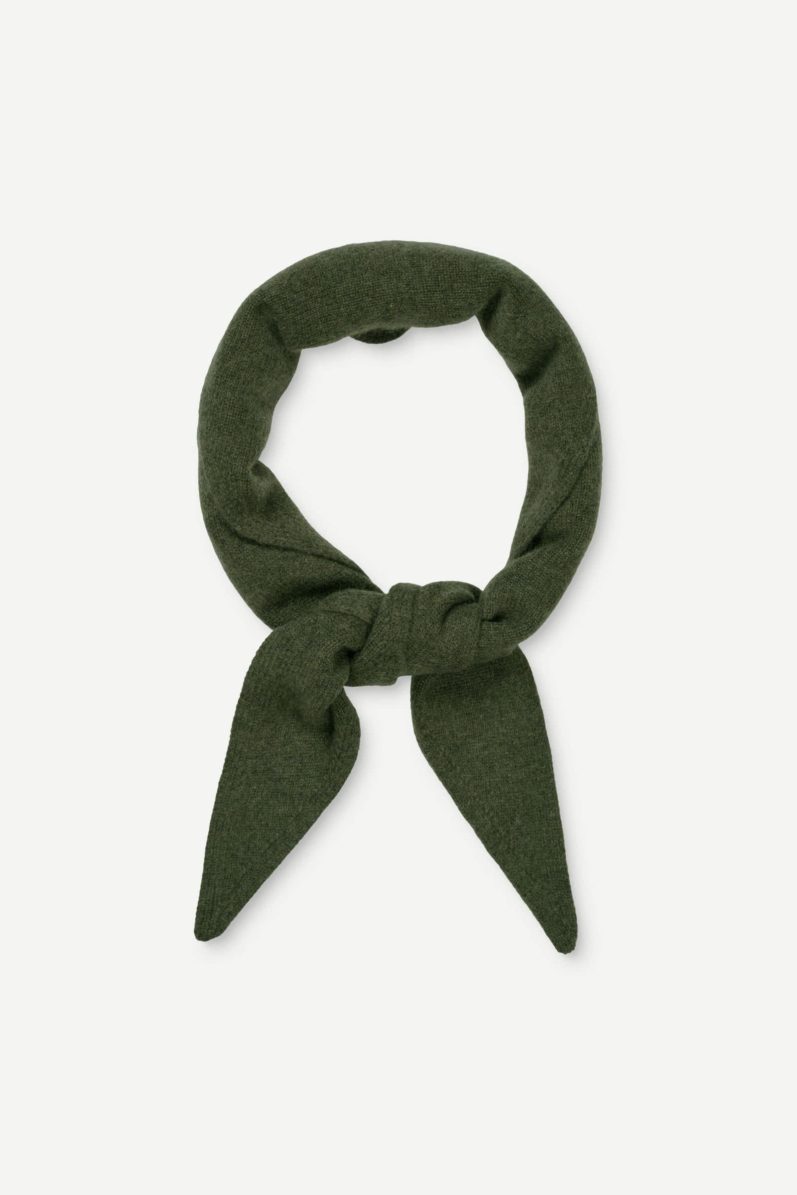 Sadaria triangle scarf 6304 Dark Evergreen