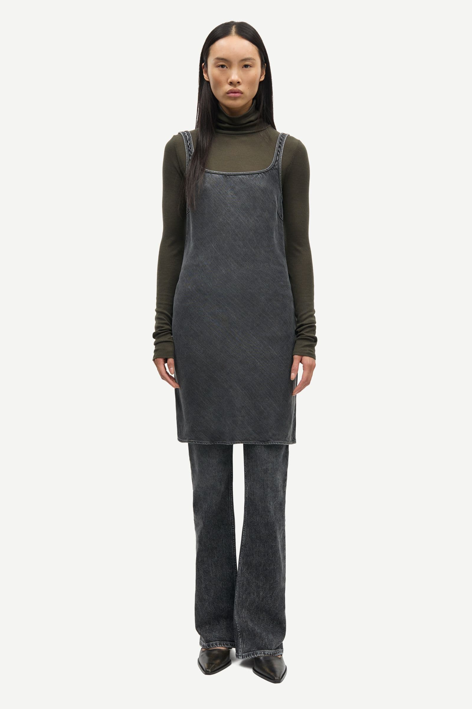 Sasunna short dress 15645 Grey cloud