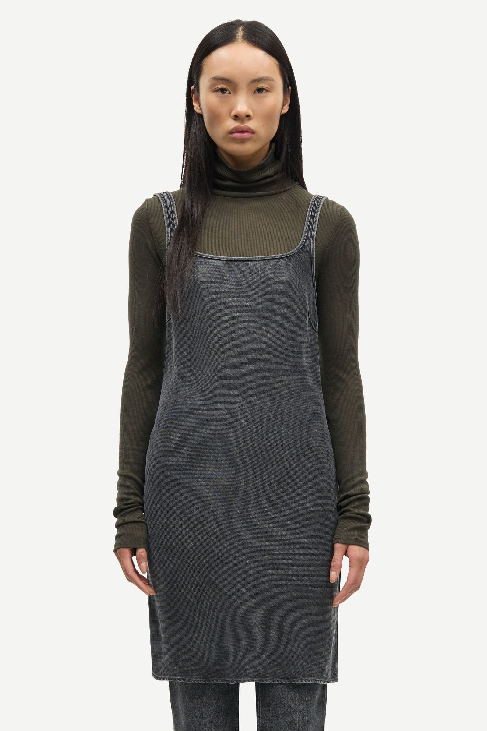 Sasunna short dress 15645 Grey cloud