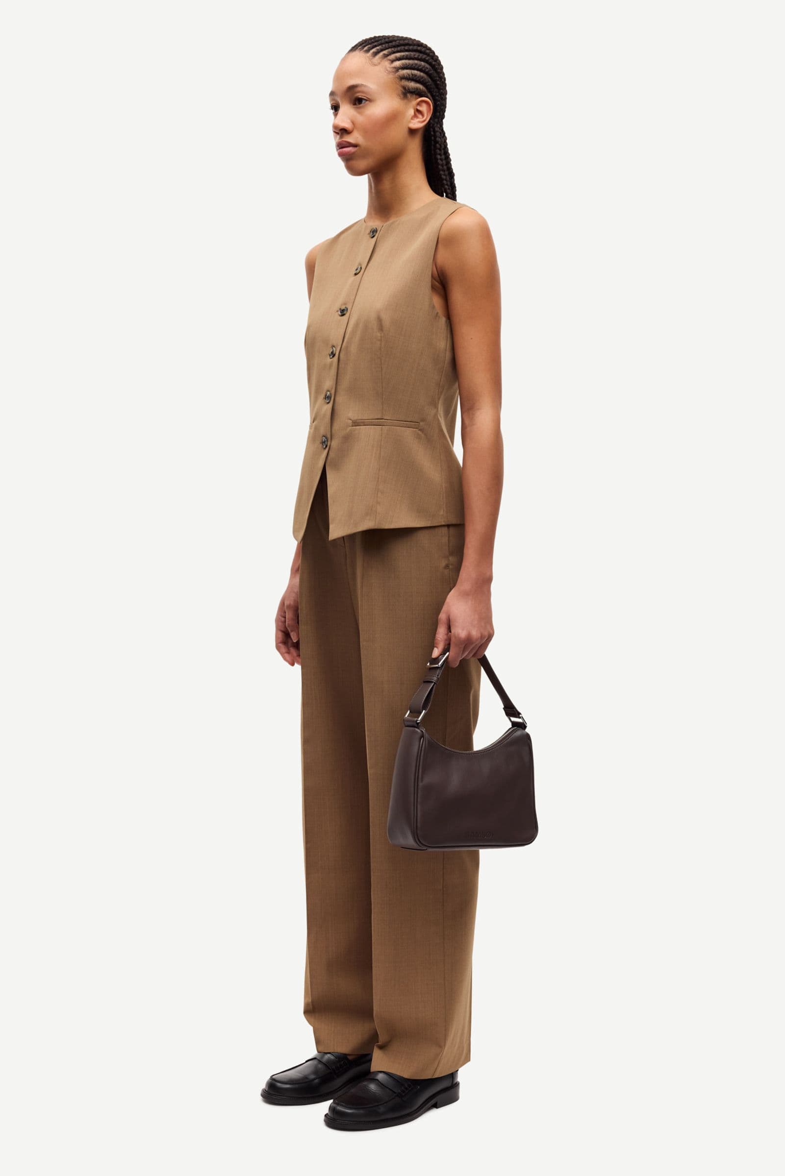 Satovi trousers 15449 Otter Mel.