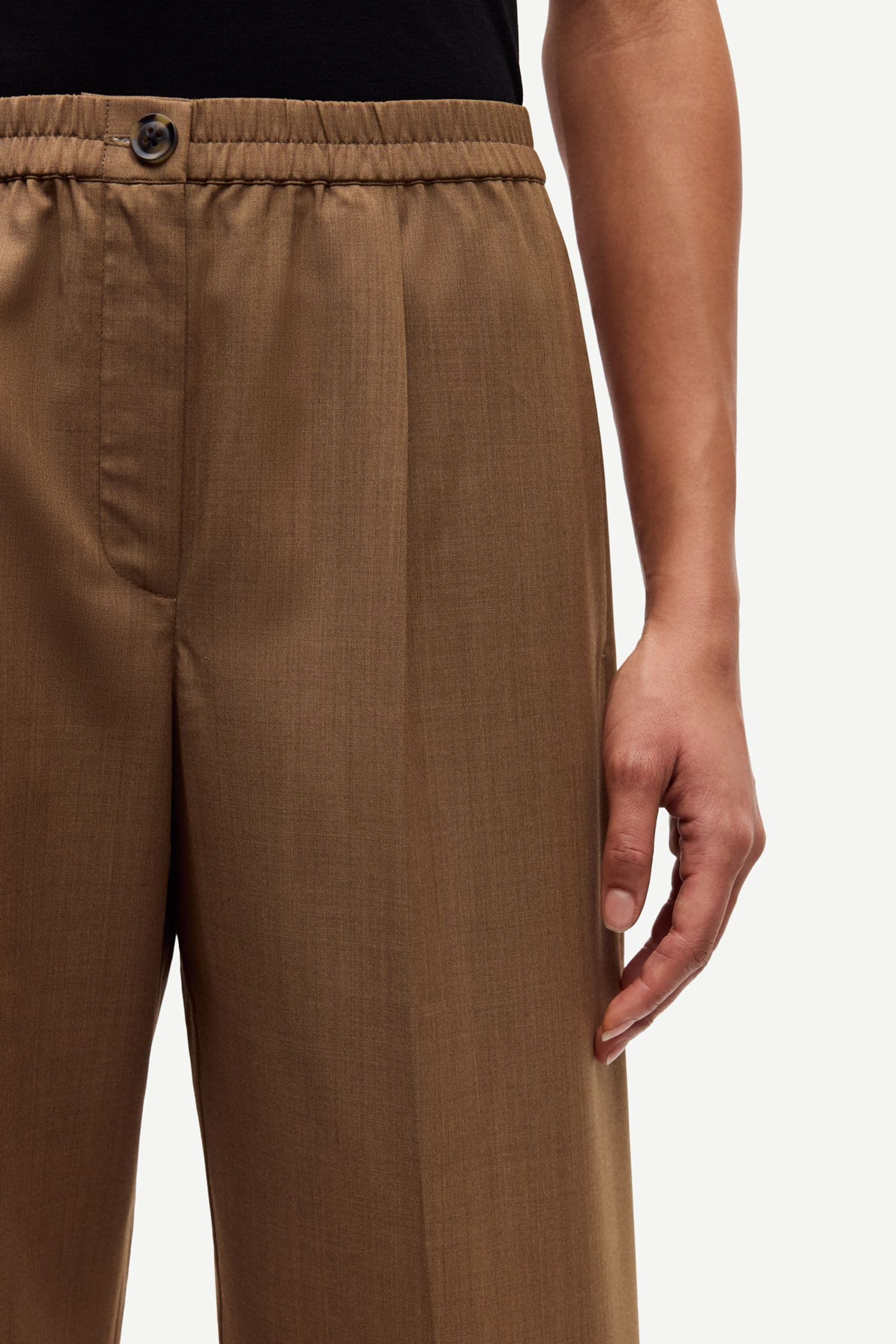 Satovi trousers 15449 Otter Mel.