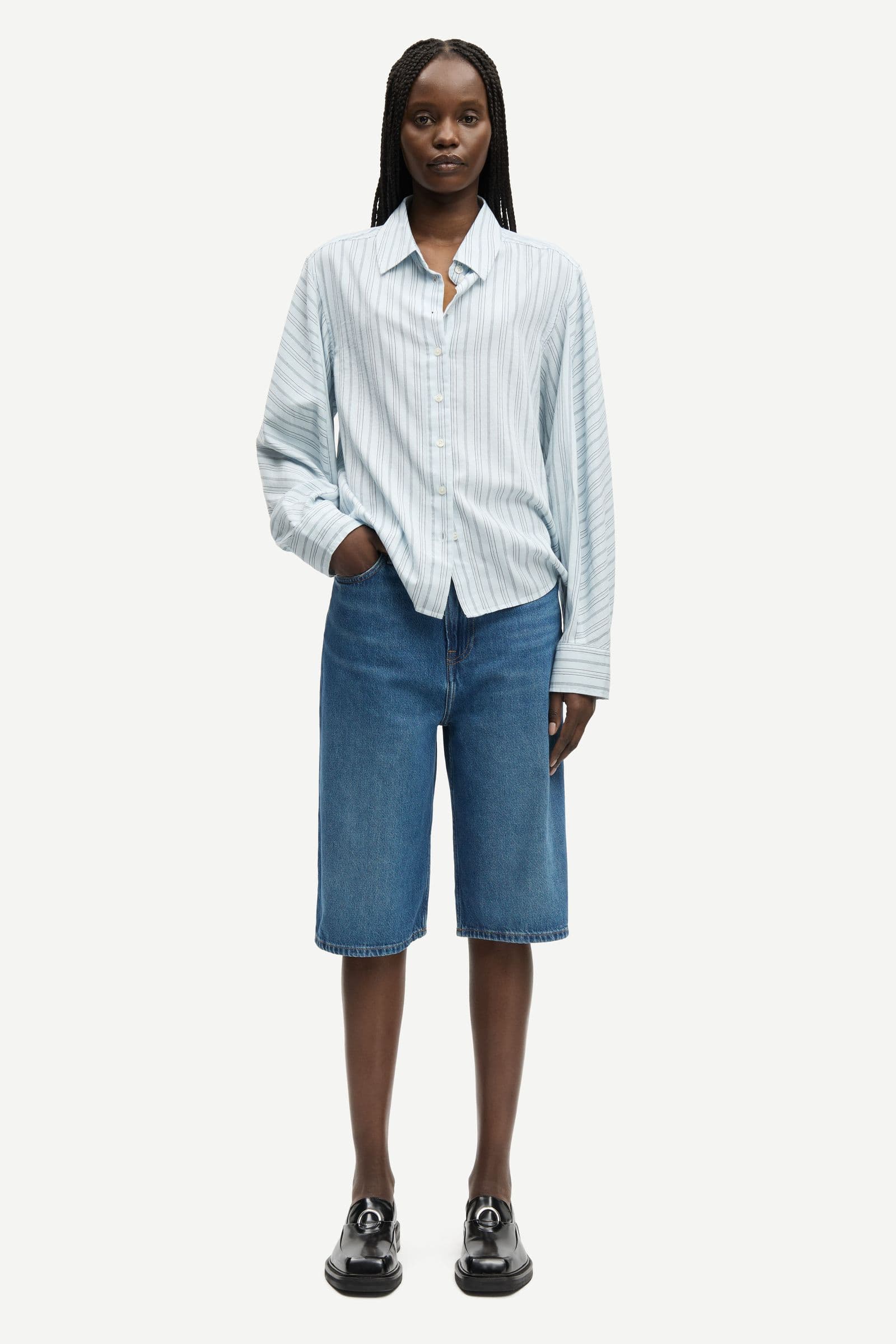 Sarebecca shorts 15893 Fluid denim