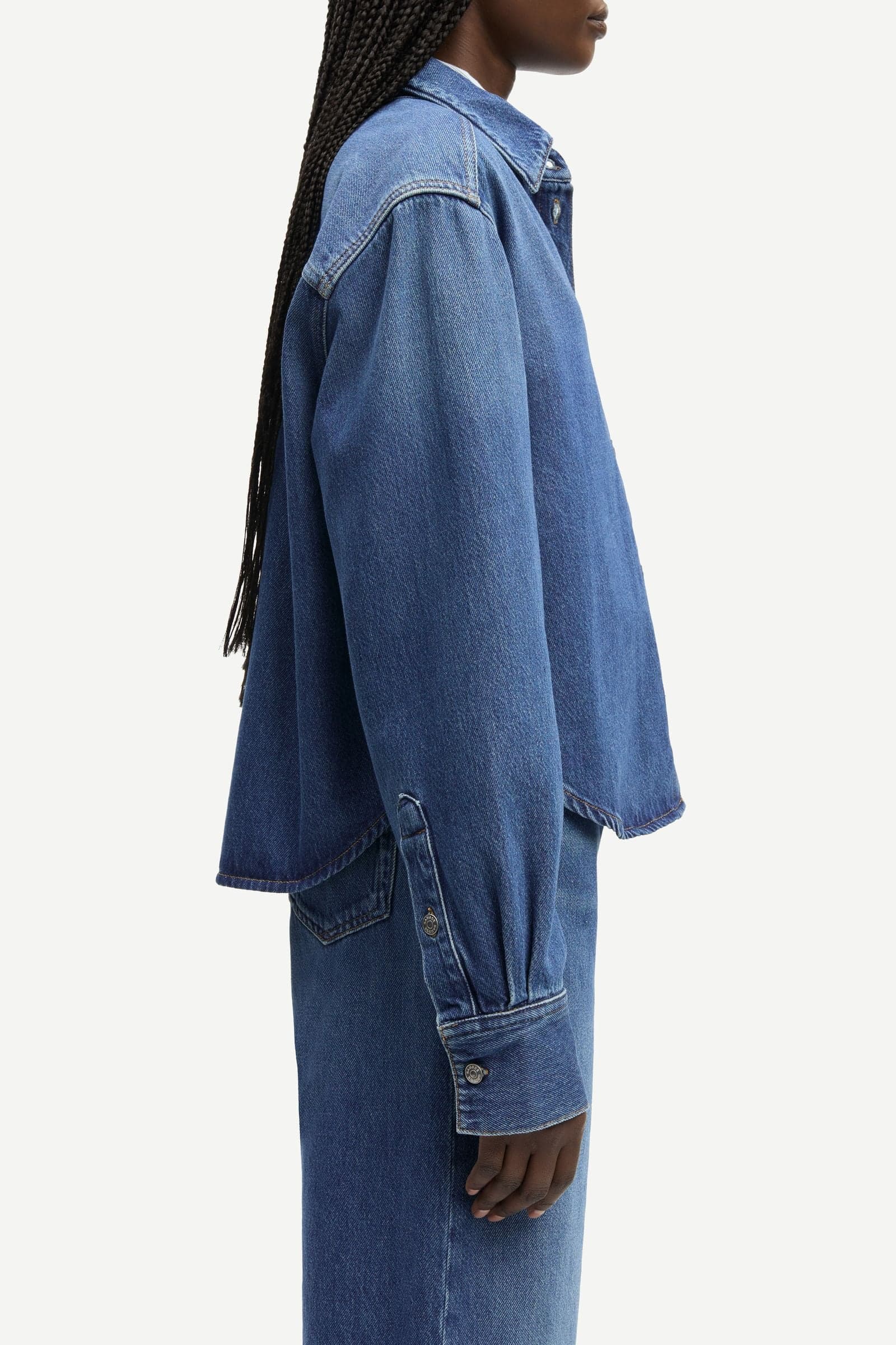 Sacelia shirt 15893 Fluid denim