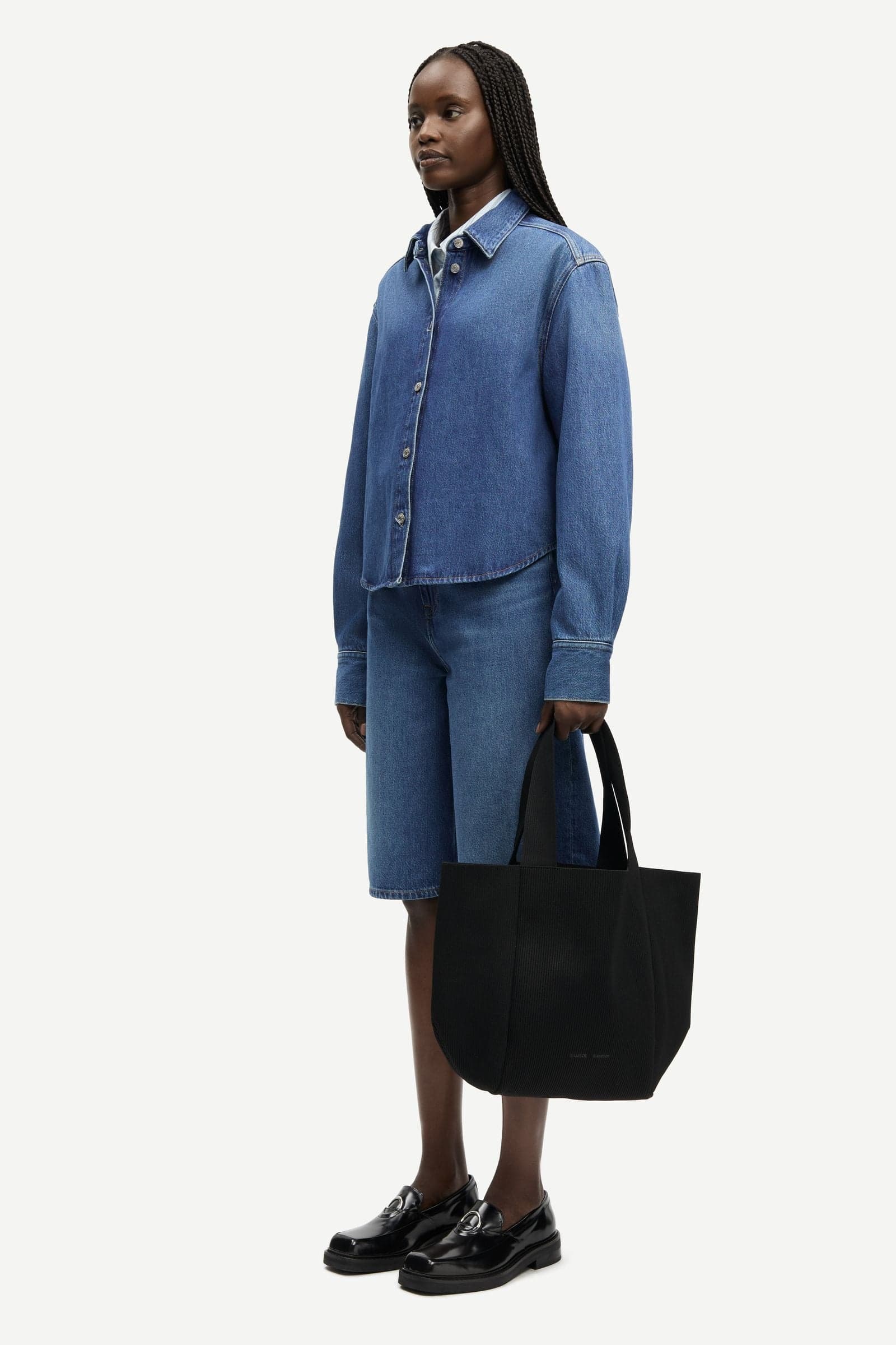 Sacelia shirt 15893 Fluid denim