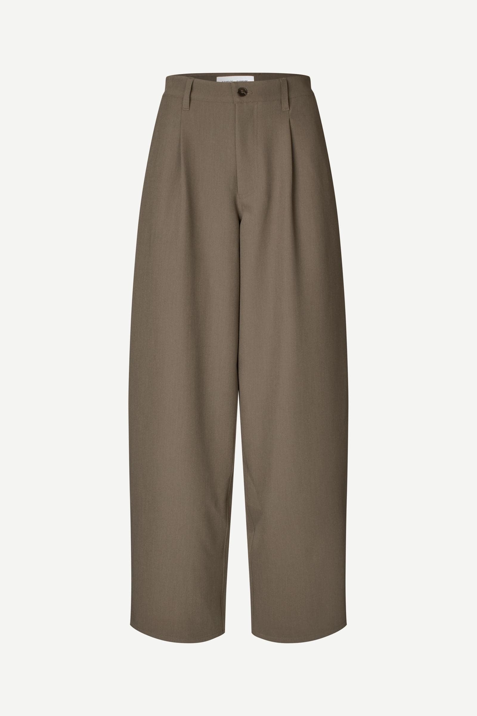 Saharper pleat trousers 15790 Major Brown