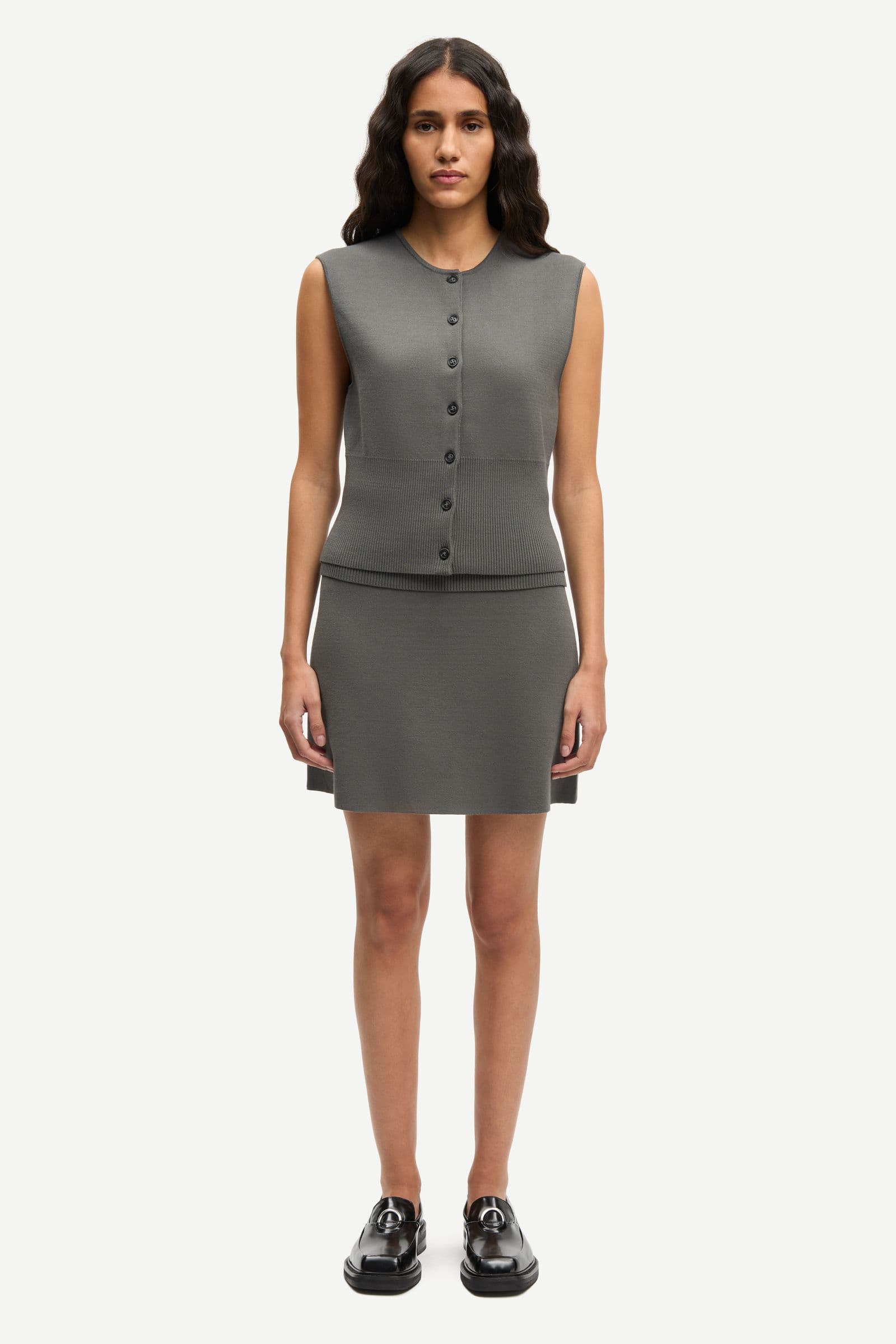 Saanne top 15825 Gunmetal