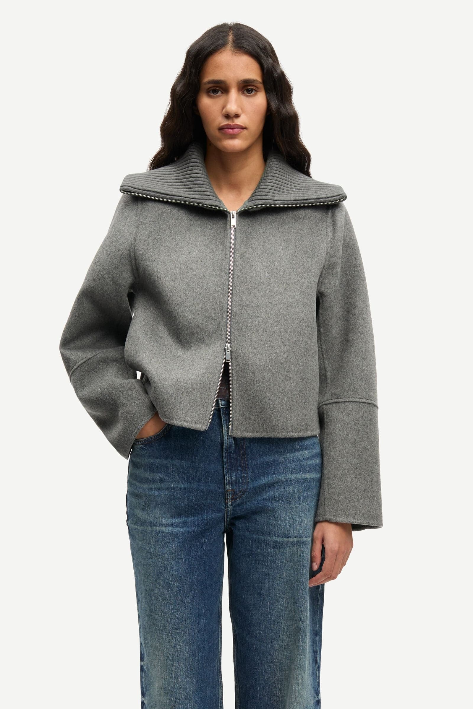 Sacleo jacket 15772 Gun Metal Mel.