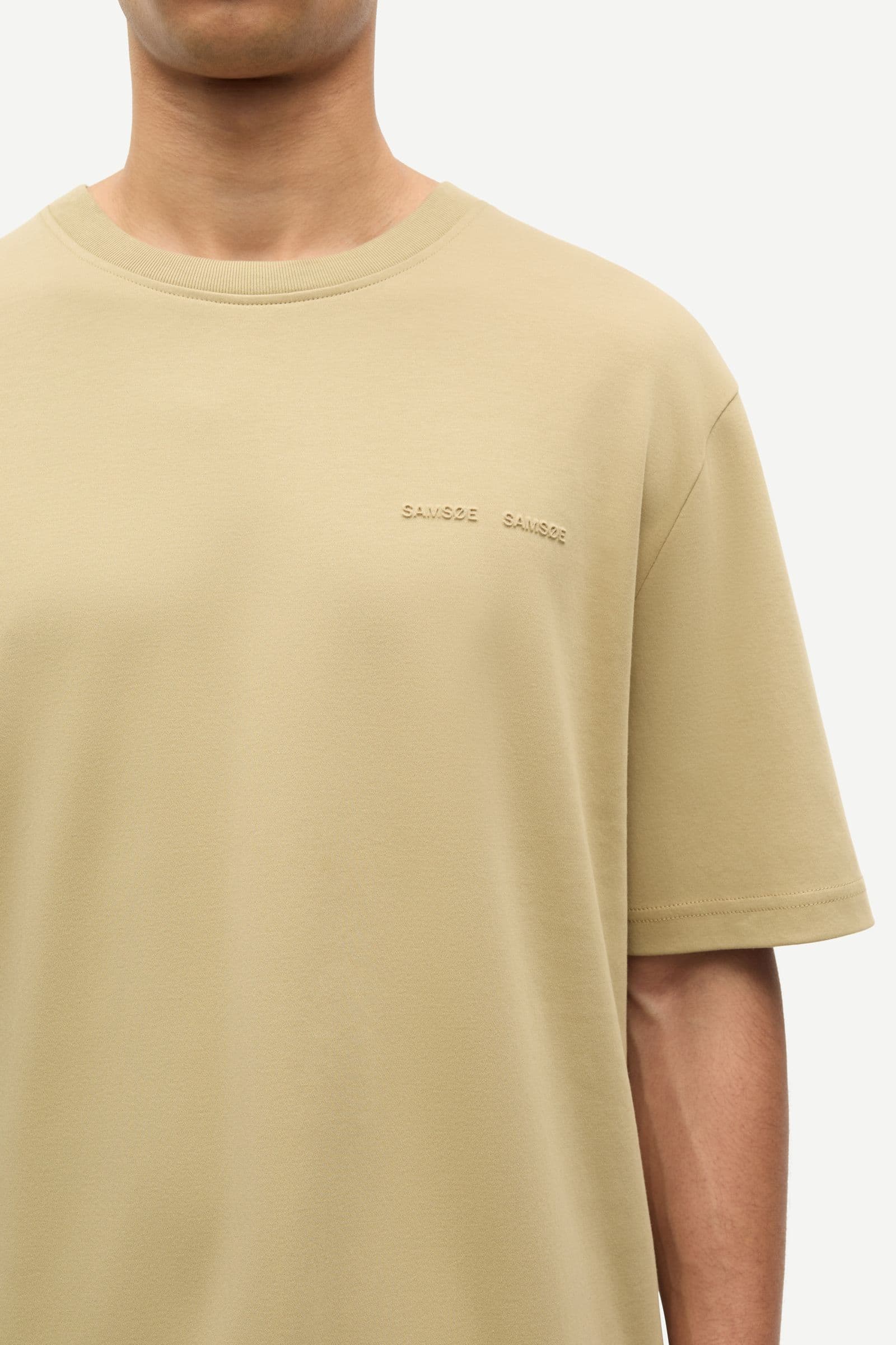 Sajesper t-shirt 15318 Olive Gray