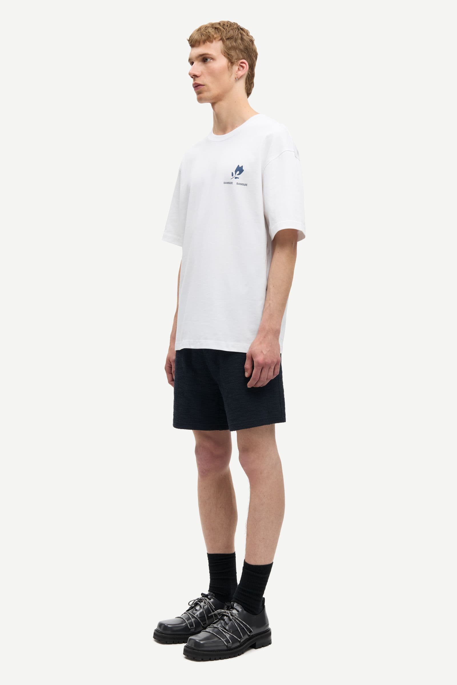 Sacohen t-shirt 11725 Blue Stamp