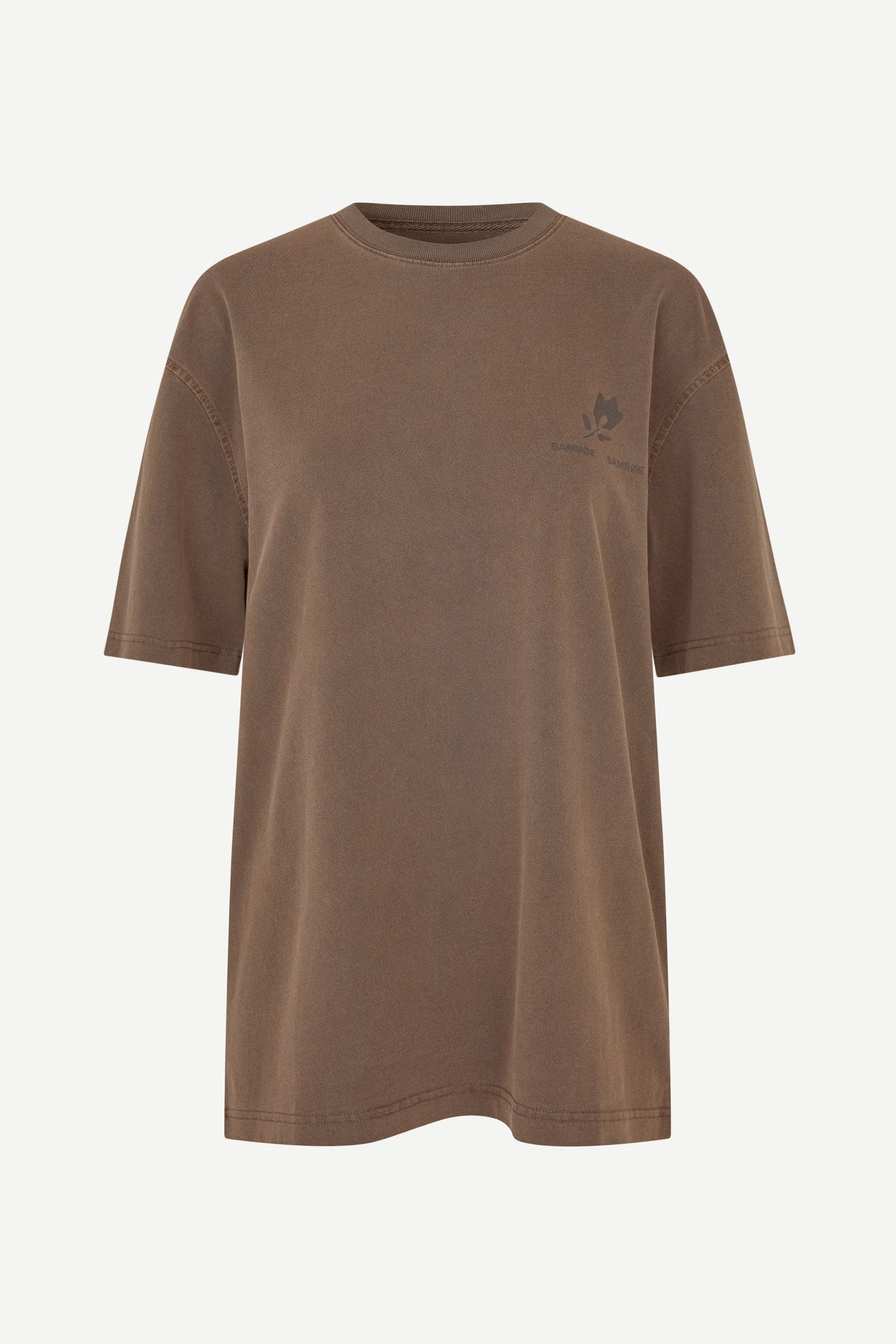 Sacohen t-shirt 15489 Brown Stamp