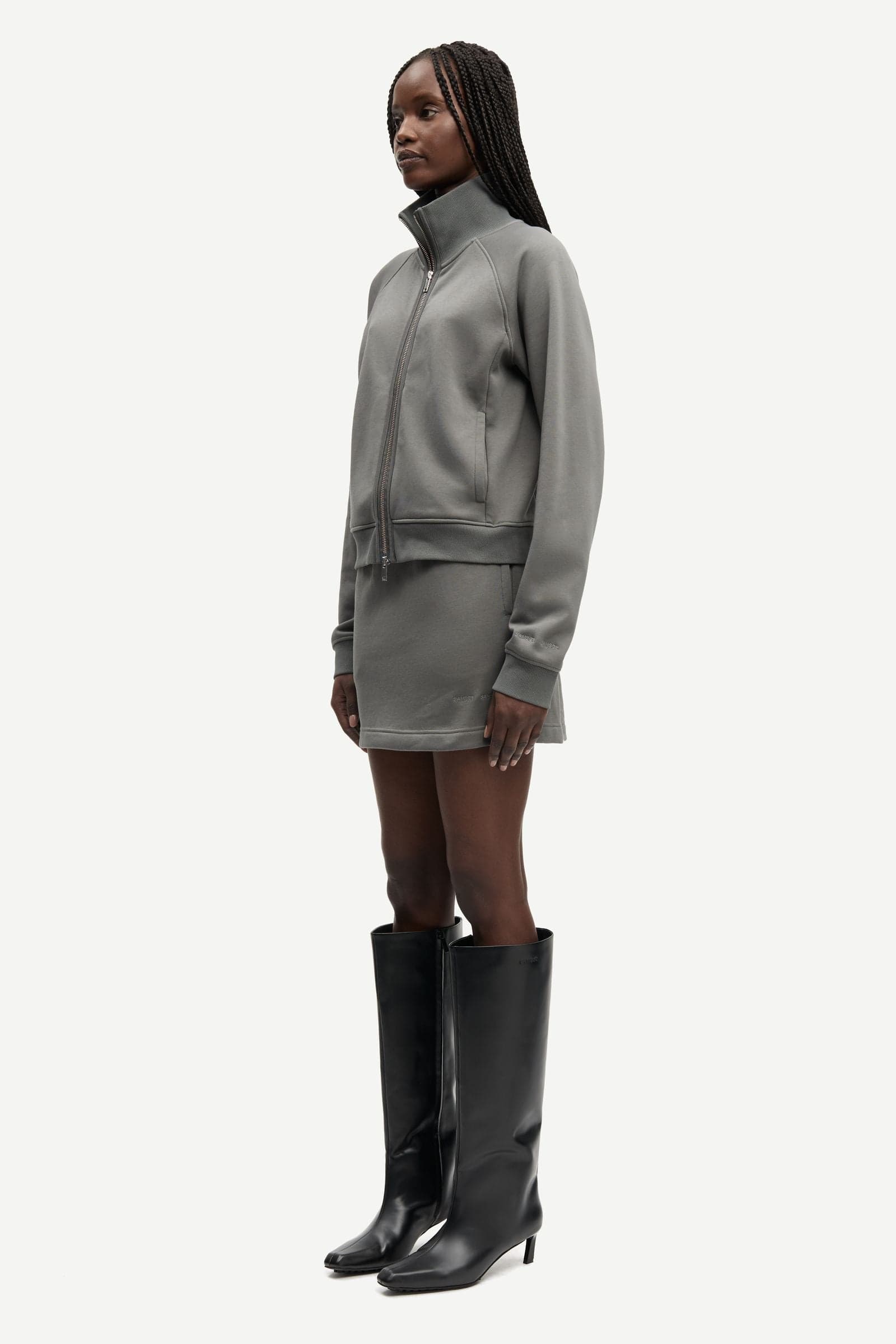 Sakira sweat skirt 15905 Gunmetal