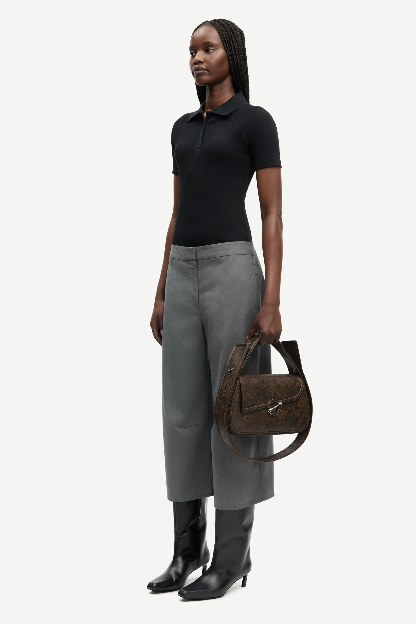 Saroko shorts 15145 Gun Metal Mel.