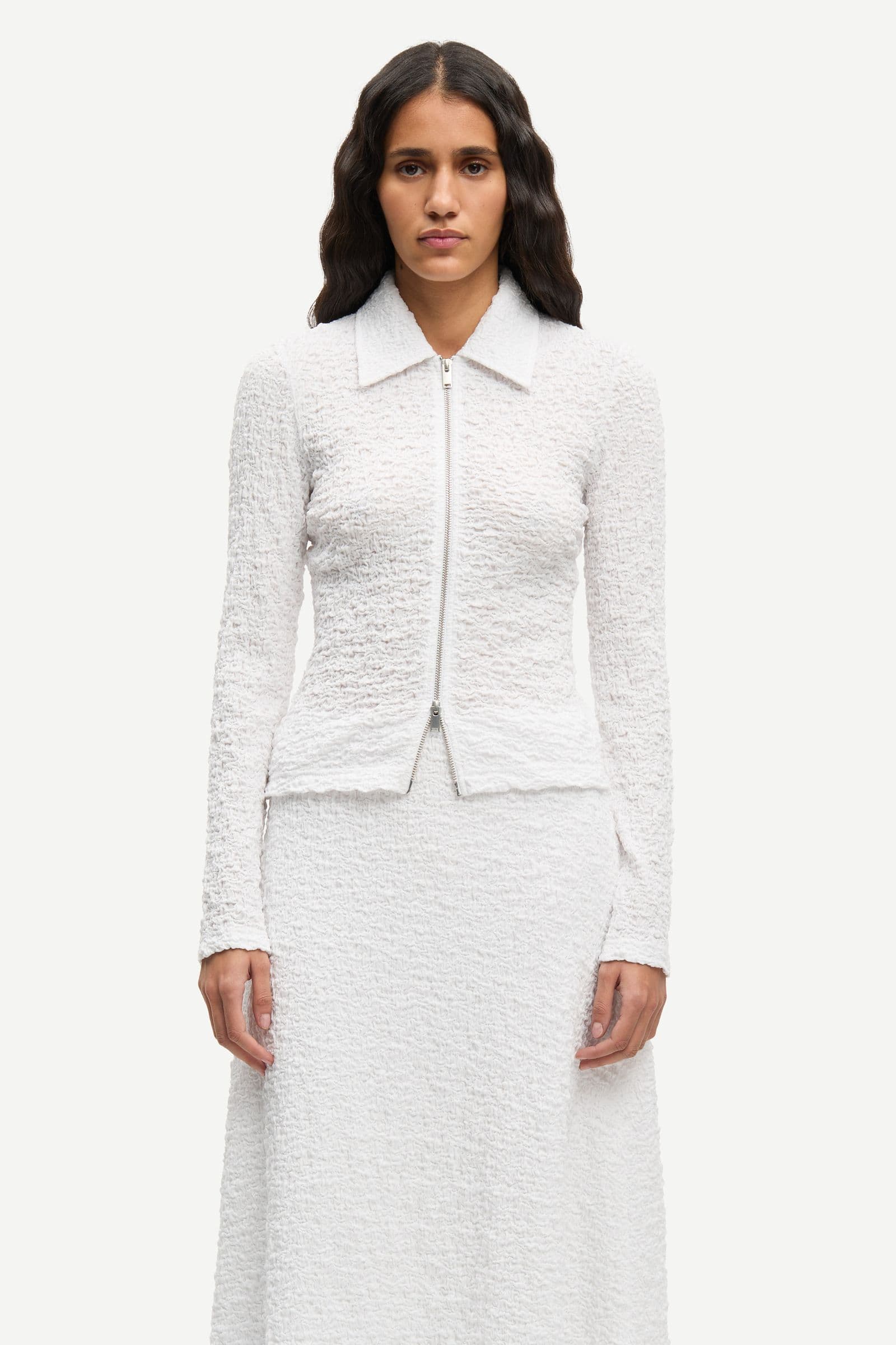Sadaisy zip blouse 14232 White