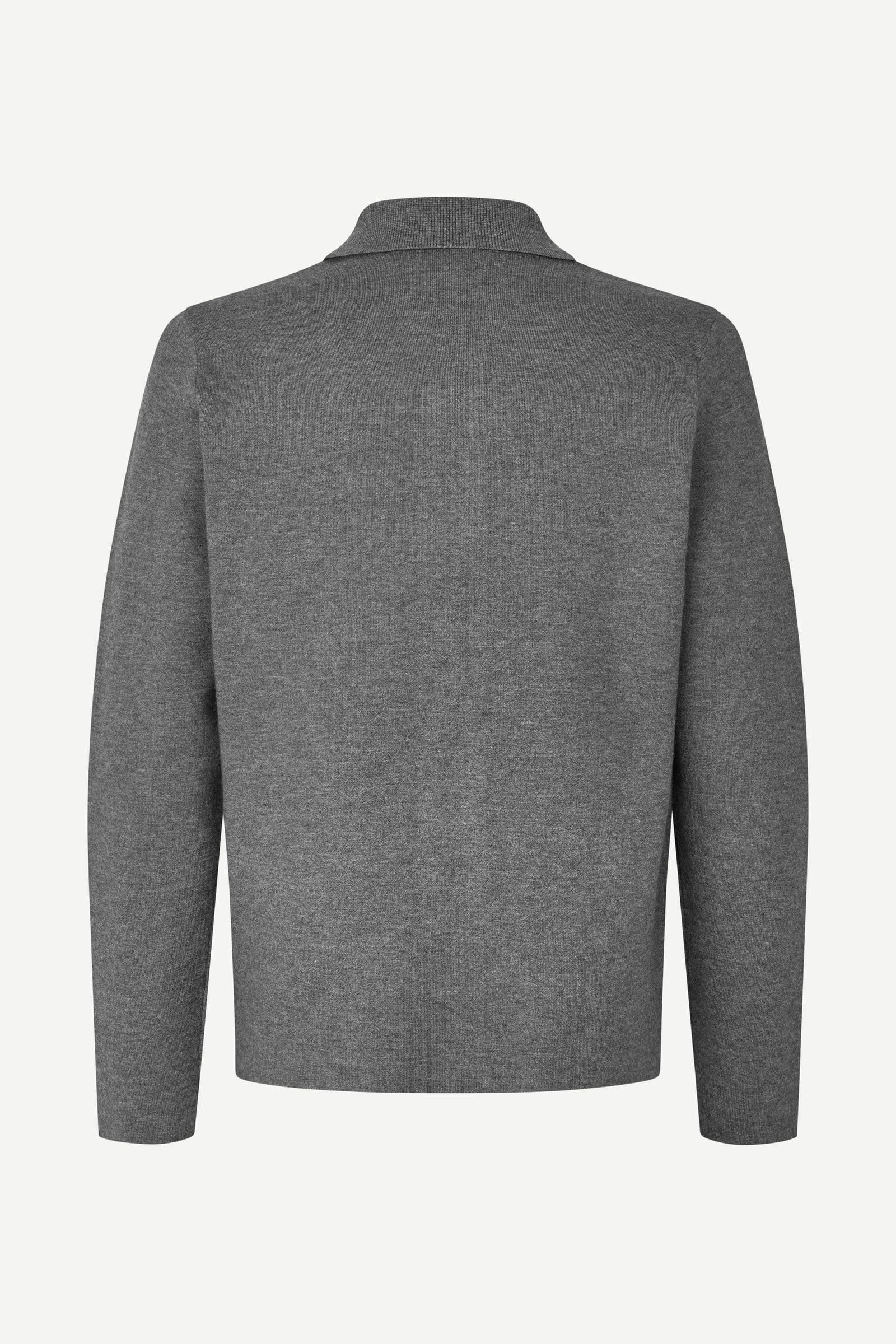 Samatt zip polo 15825 Dark grey