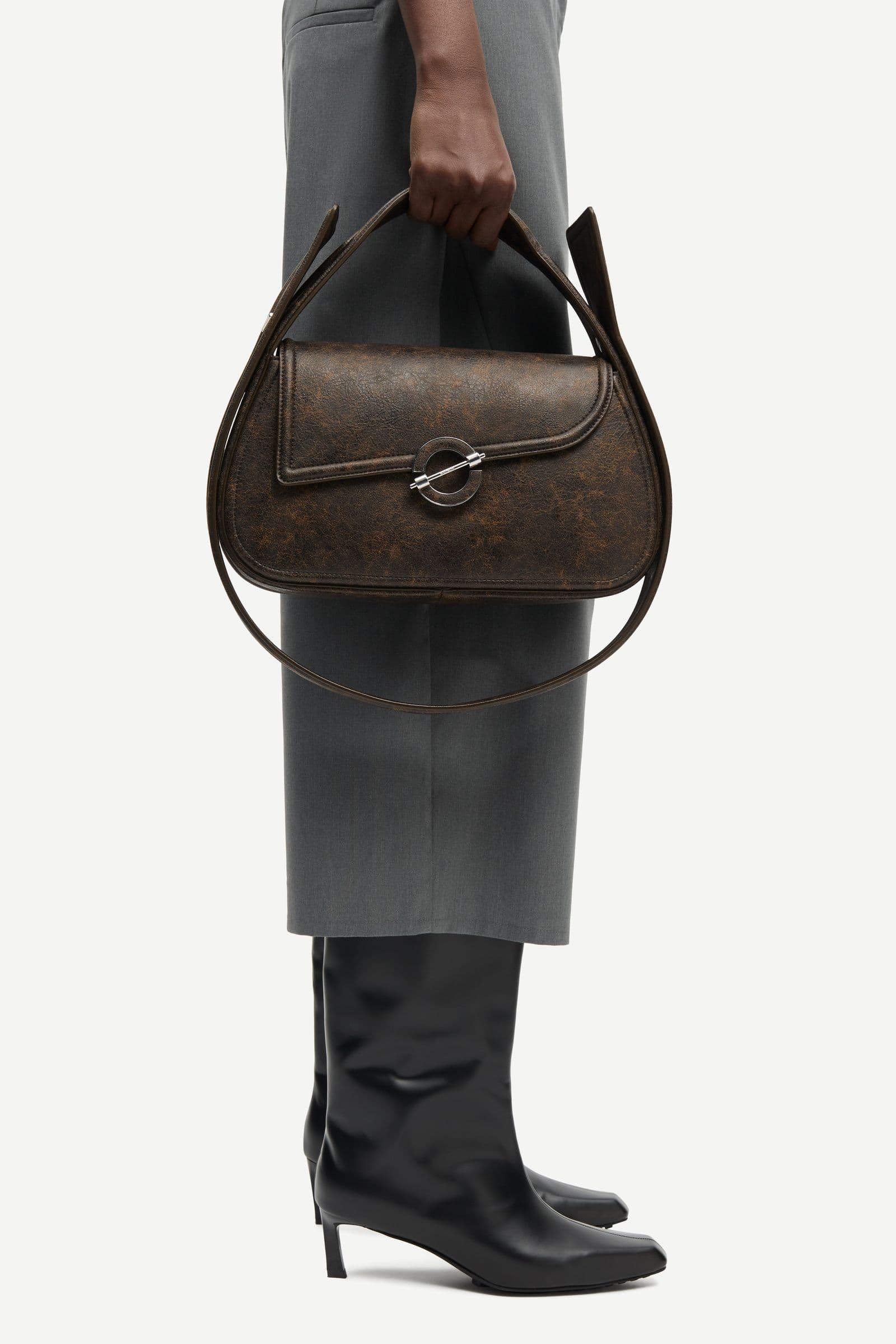 Sahero grab bag 15939 Washed Gunmetal