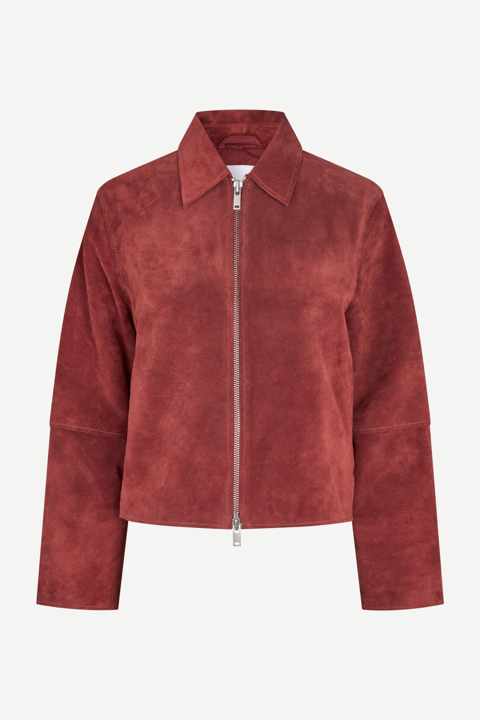 Salylo suede jacket 15927 FIRED BRICK