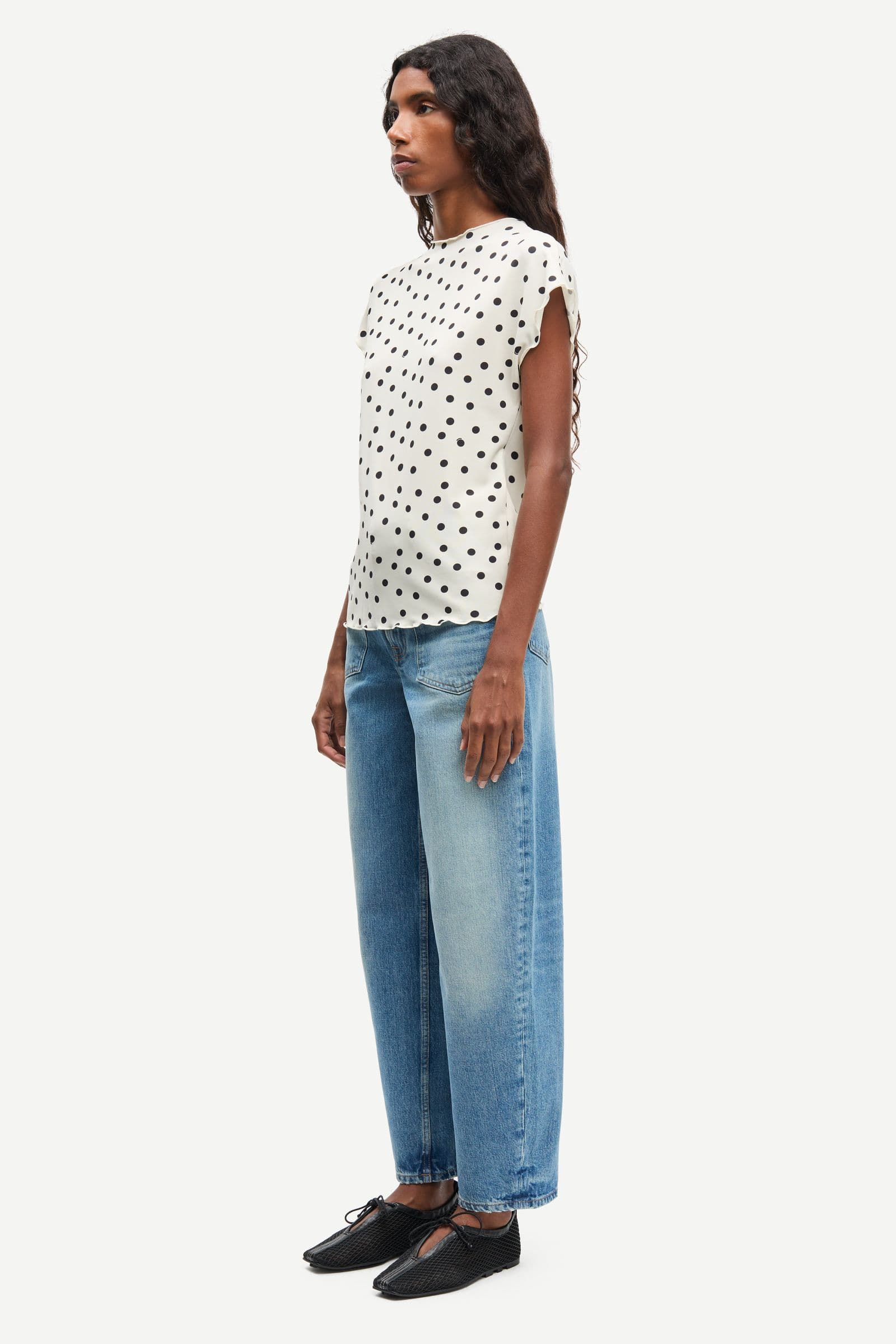 Saumi top 16113 Drifting Dots Egret