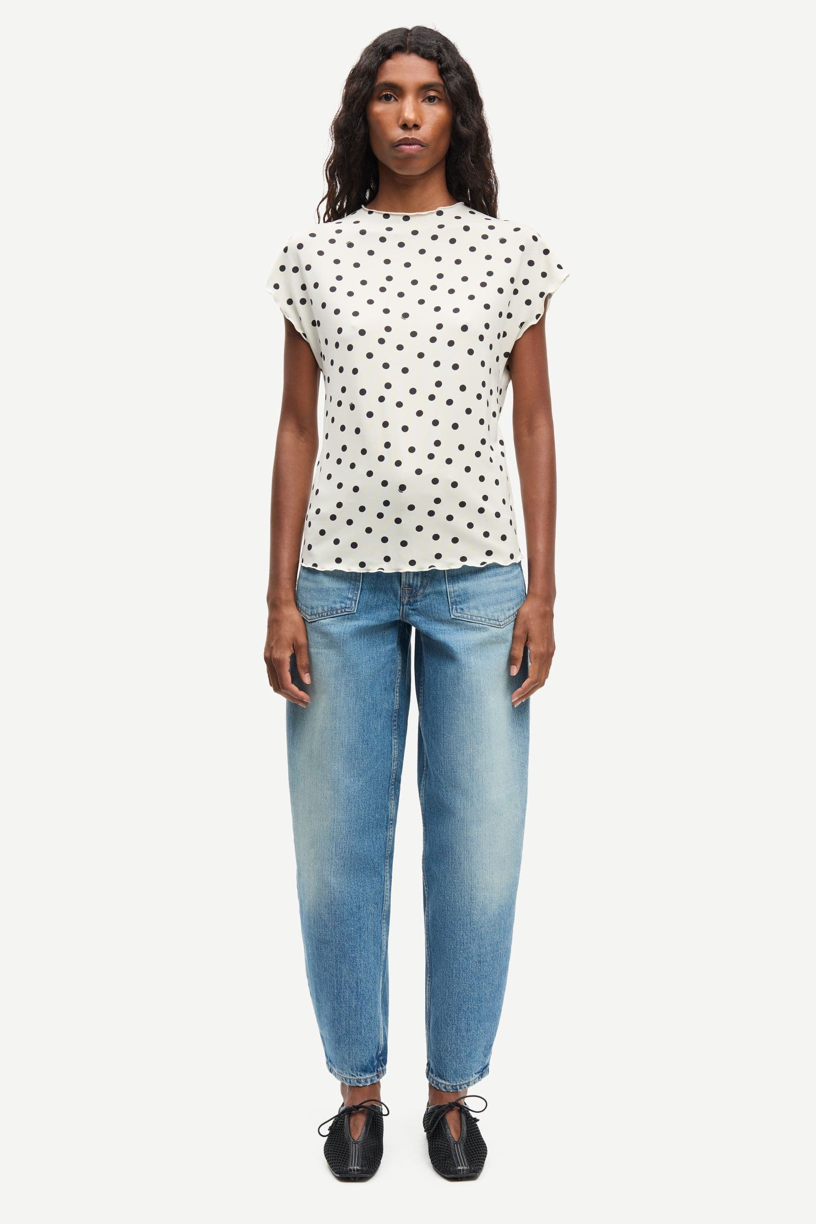 Saumi top 16113 Drifting Dots Egret