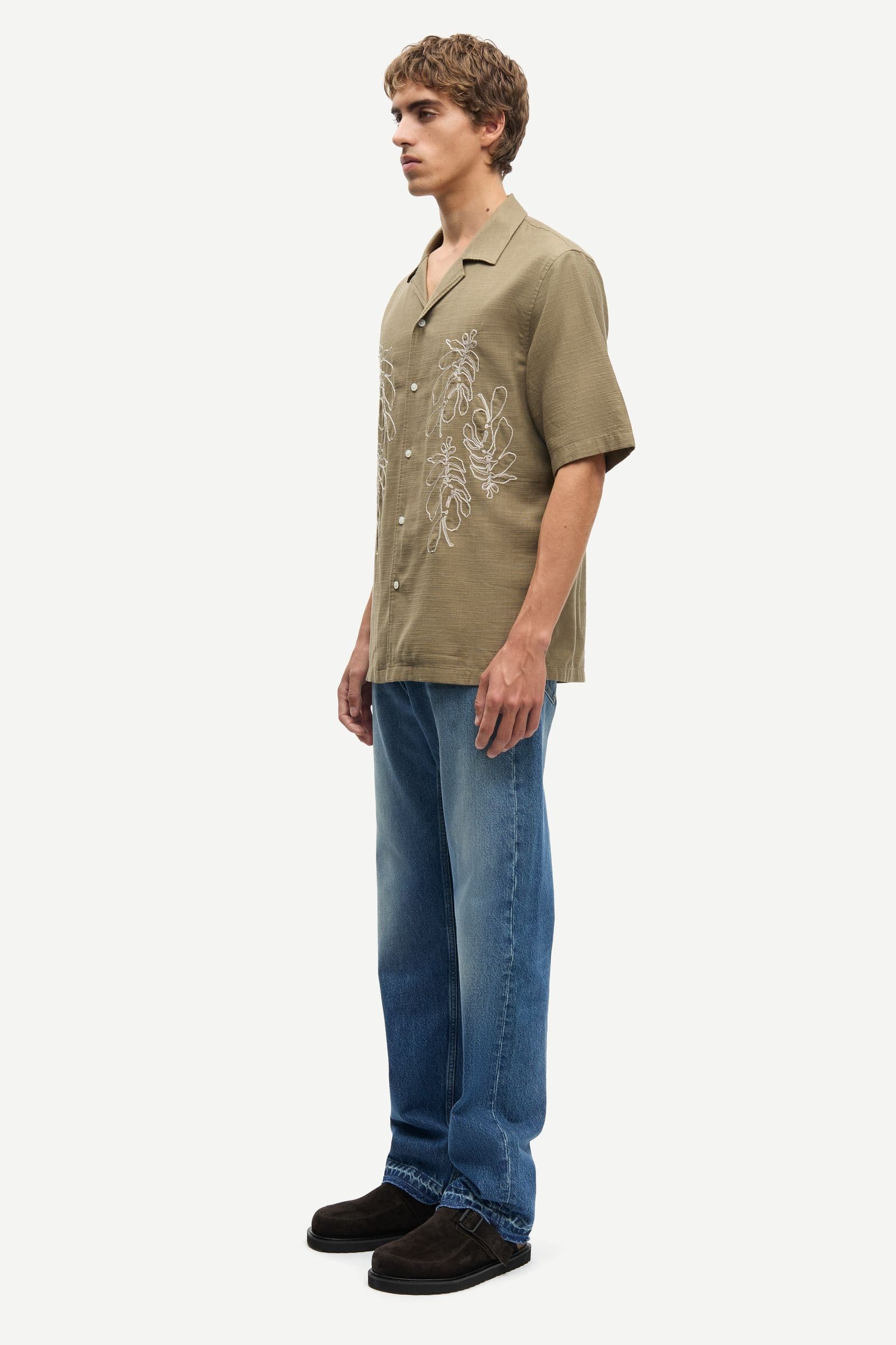 Saoscar AX shirt 16073 Dusky Green