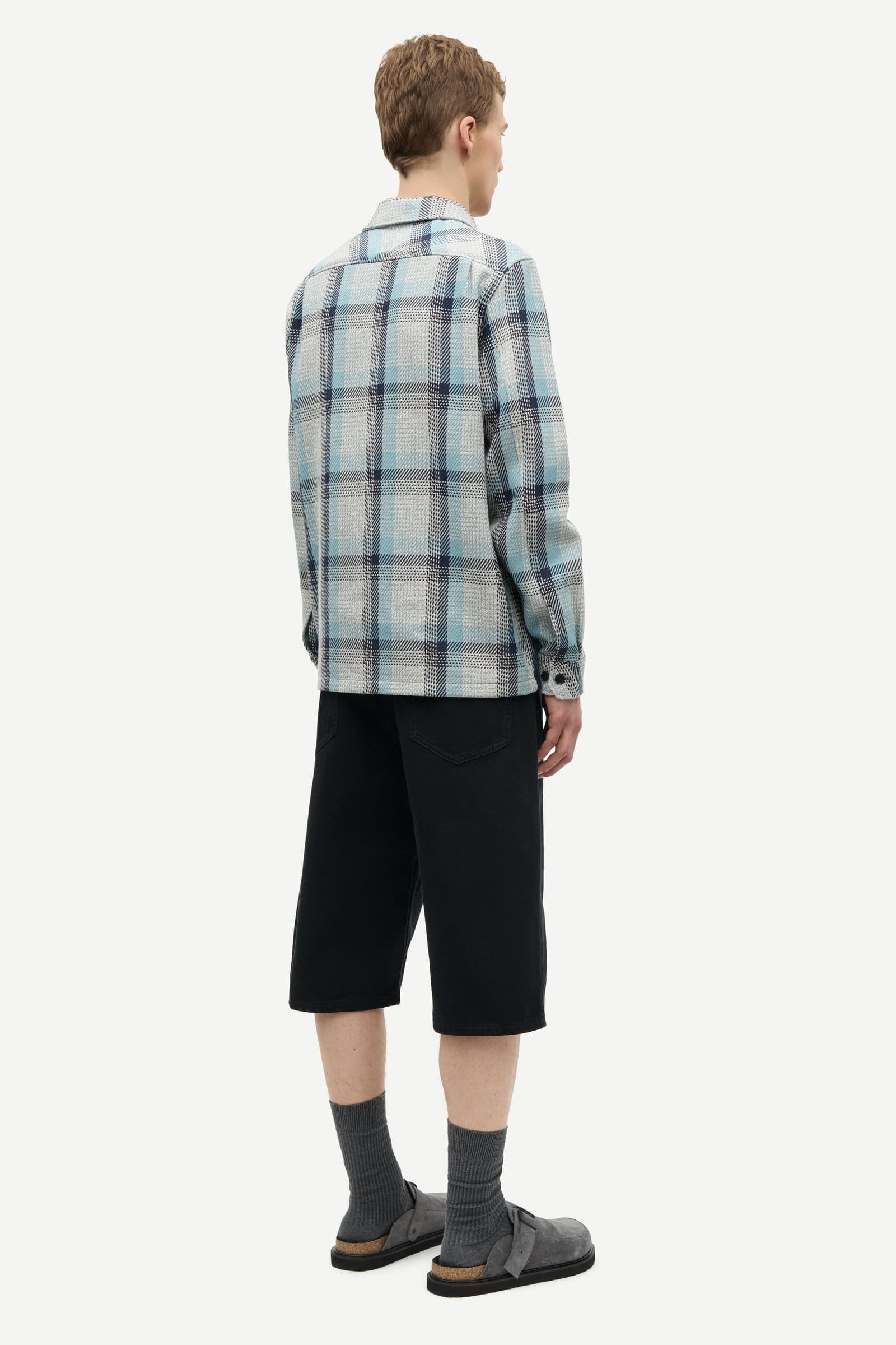 Sataka JB overshirt 16080 Tourmaline Ch.