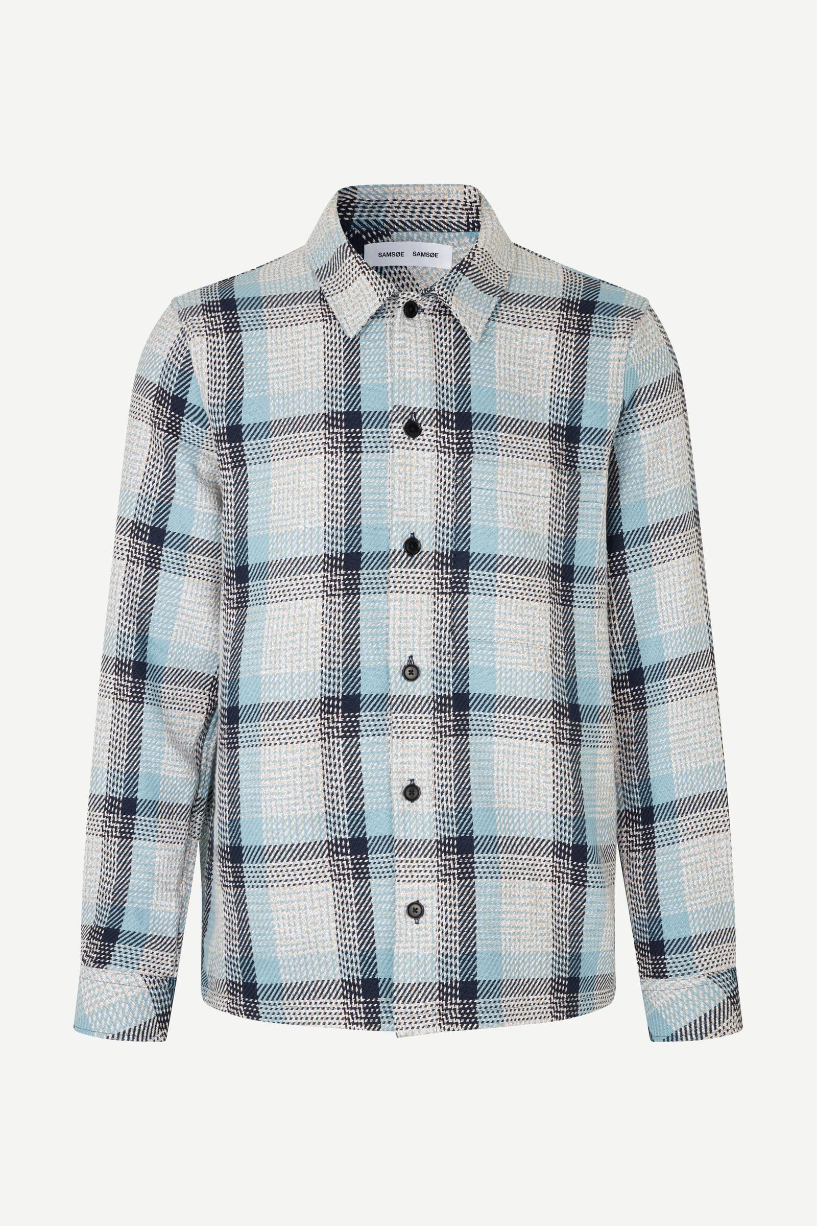Sataka JB overshirt 16080 Tourmaline Ch.