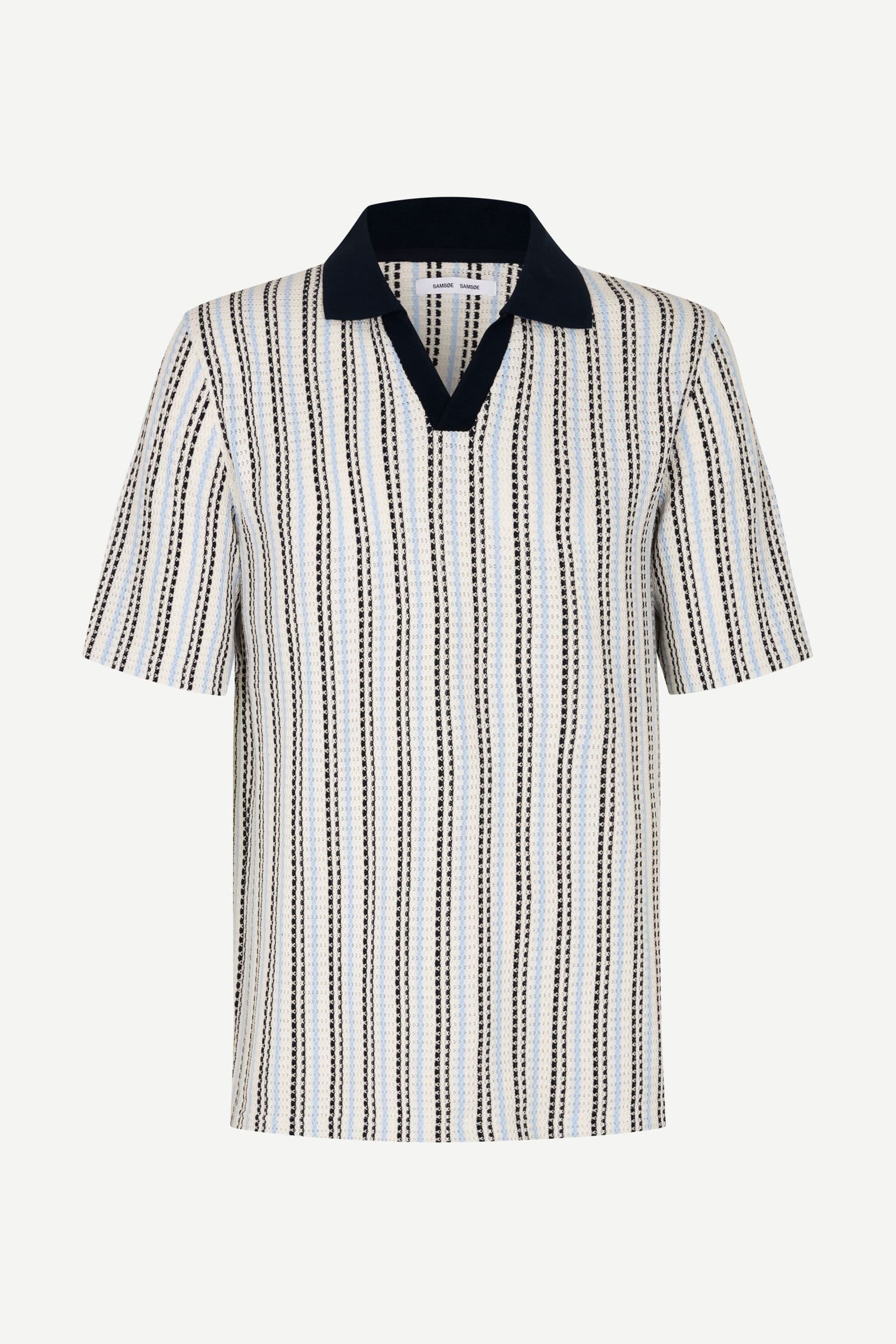Samac v-neck polo 16091 Blue St.