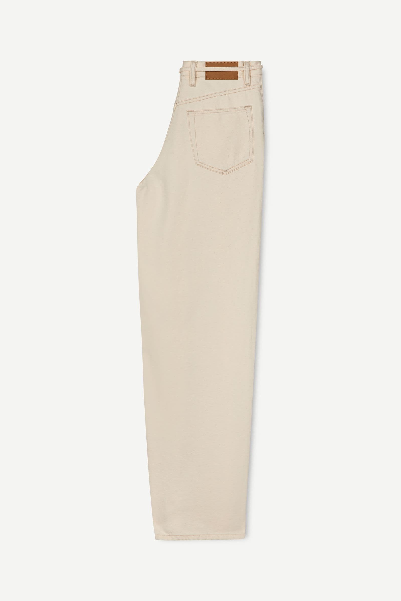 Saharper jeans belt 16017 Soft natural