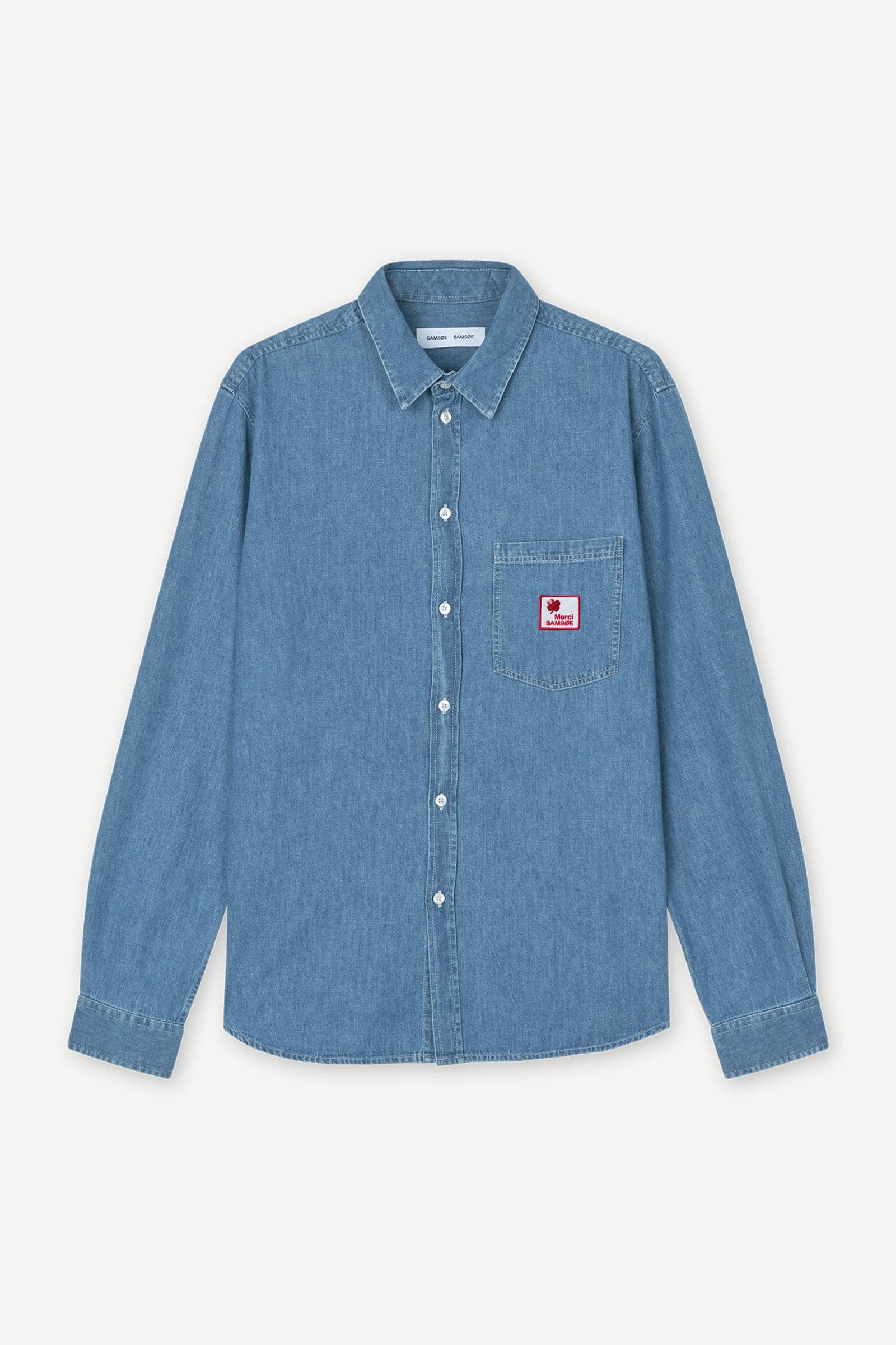 Samerci P shirt 15248 Light Chambray