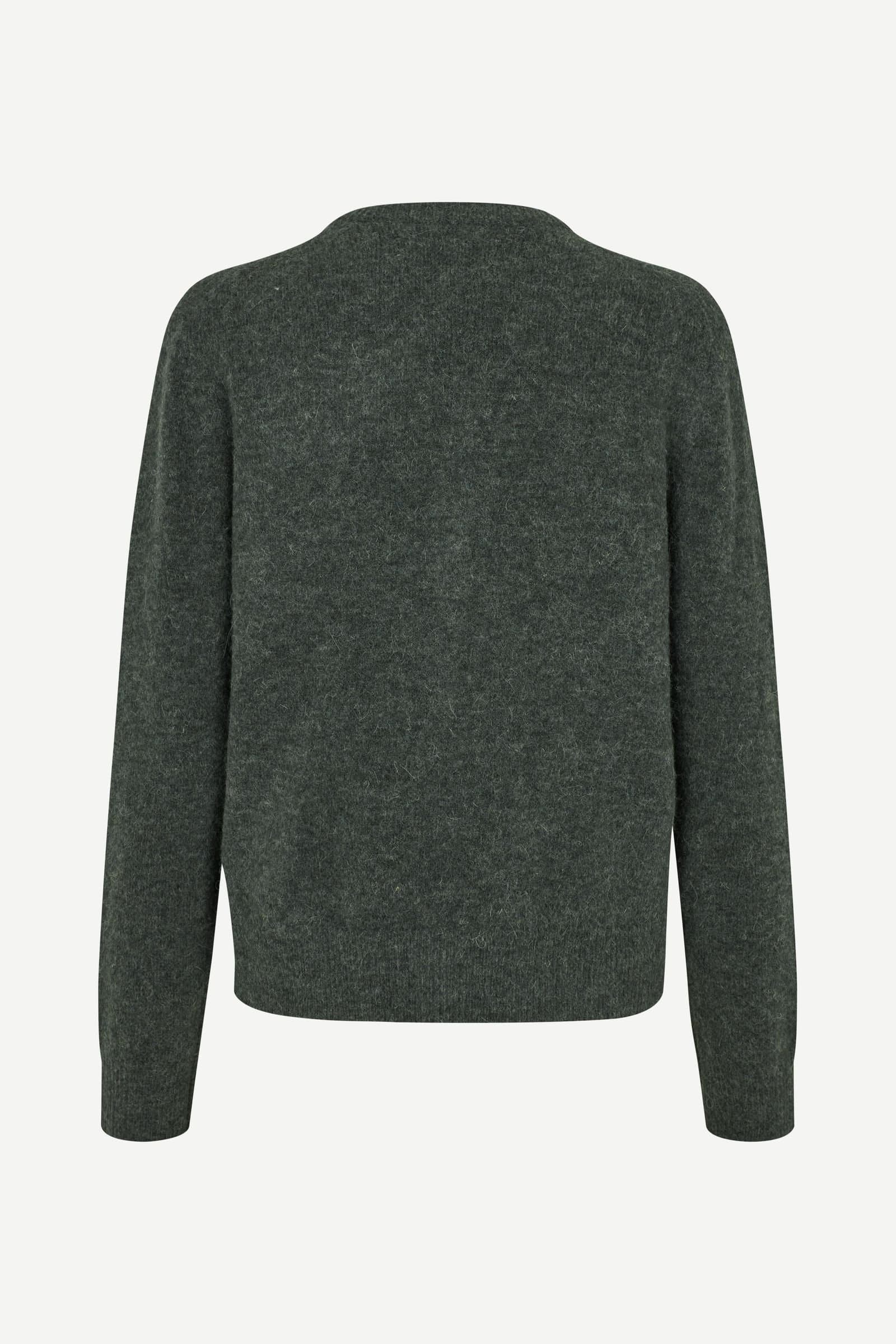 Nor short cardigan 7355 Dark Evergreen Mel.