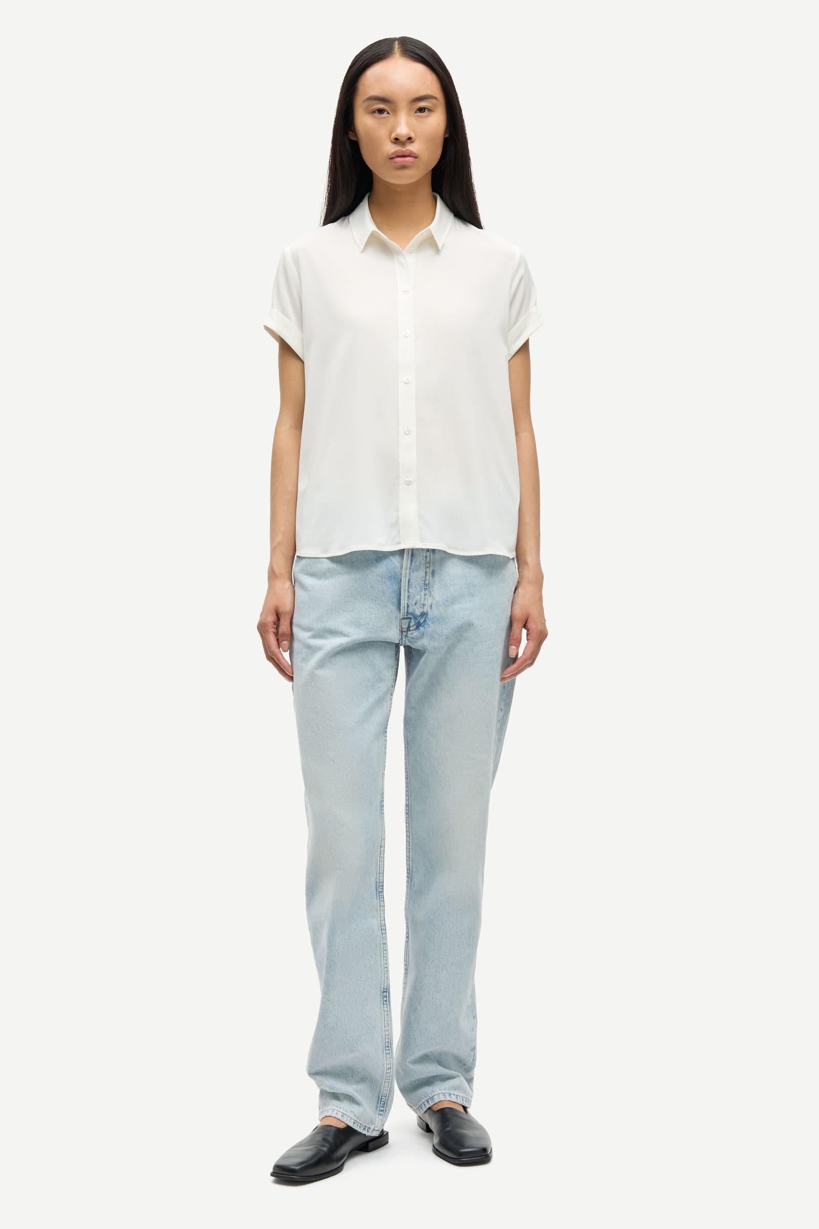 Majan ss shirt 9942 Clear Cream