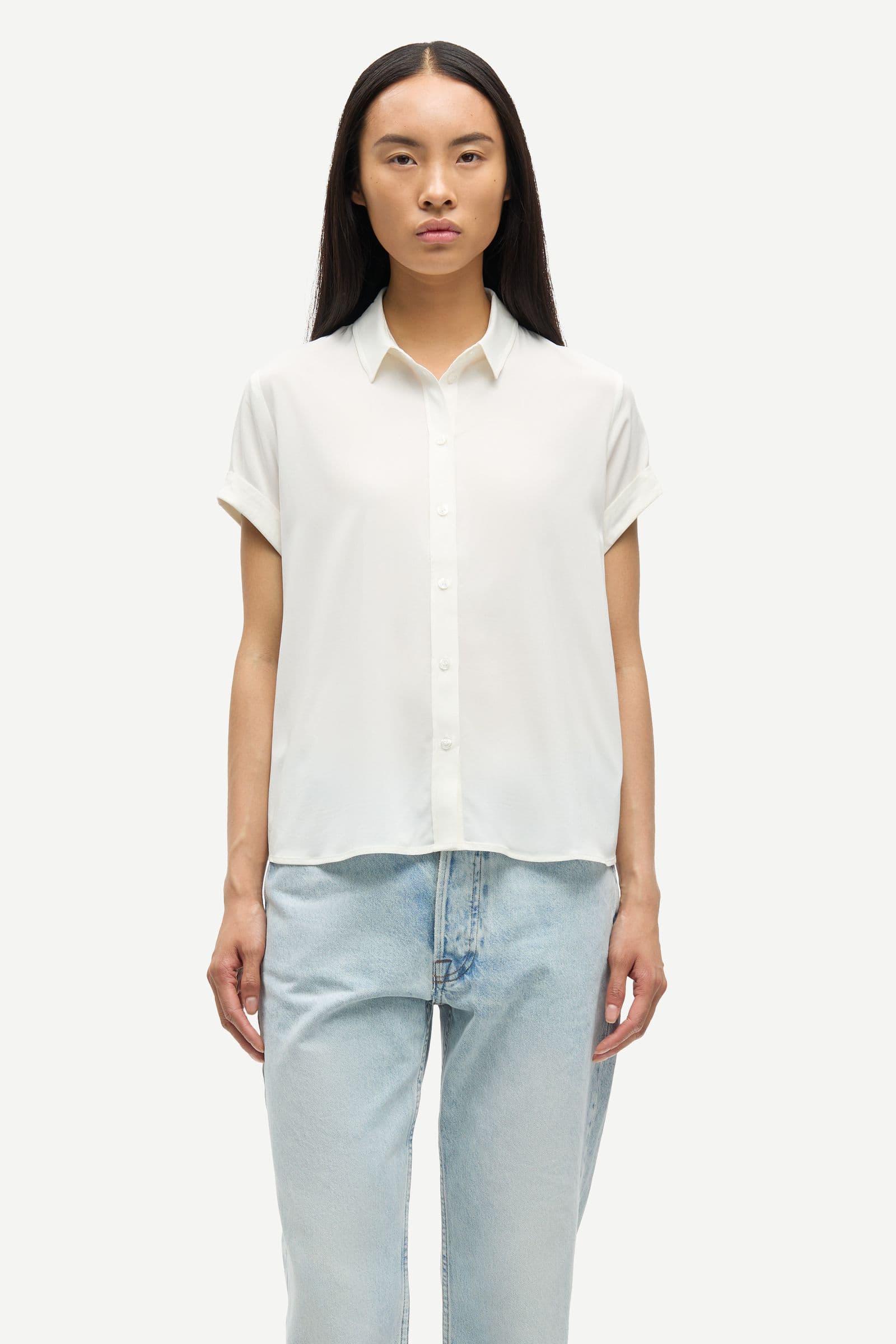 Majan ss shirt 9942 Clear Cream