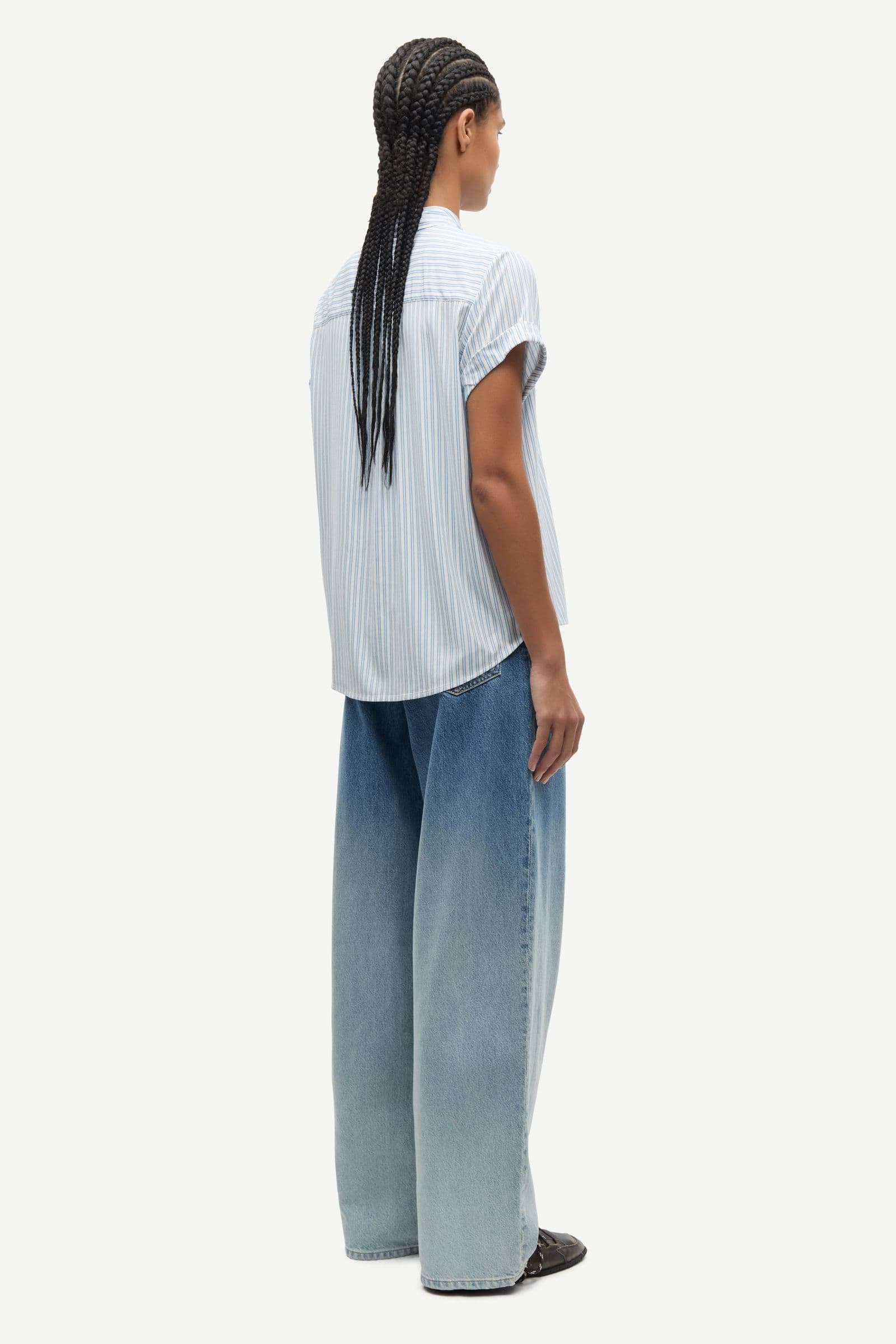 Majan ss shirt 9942 Gray Dawn Small St.
