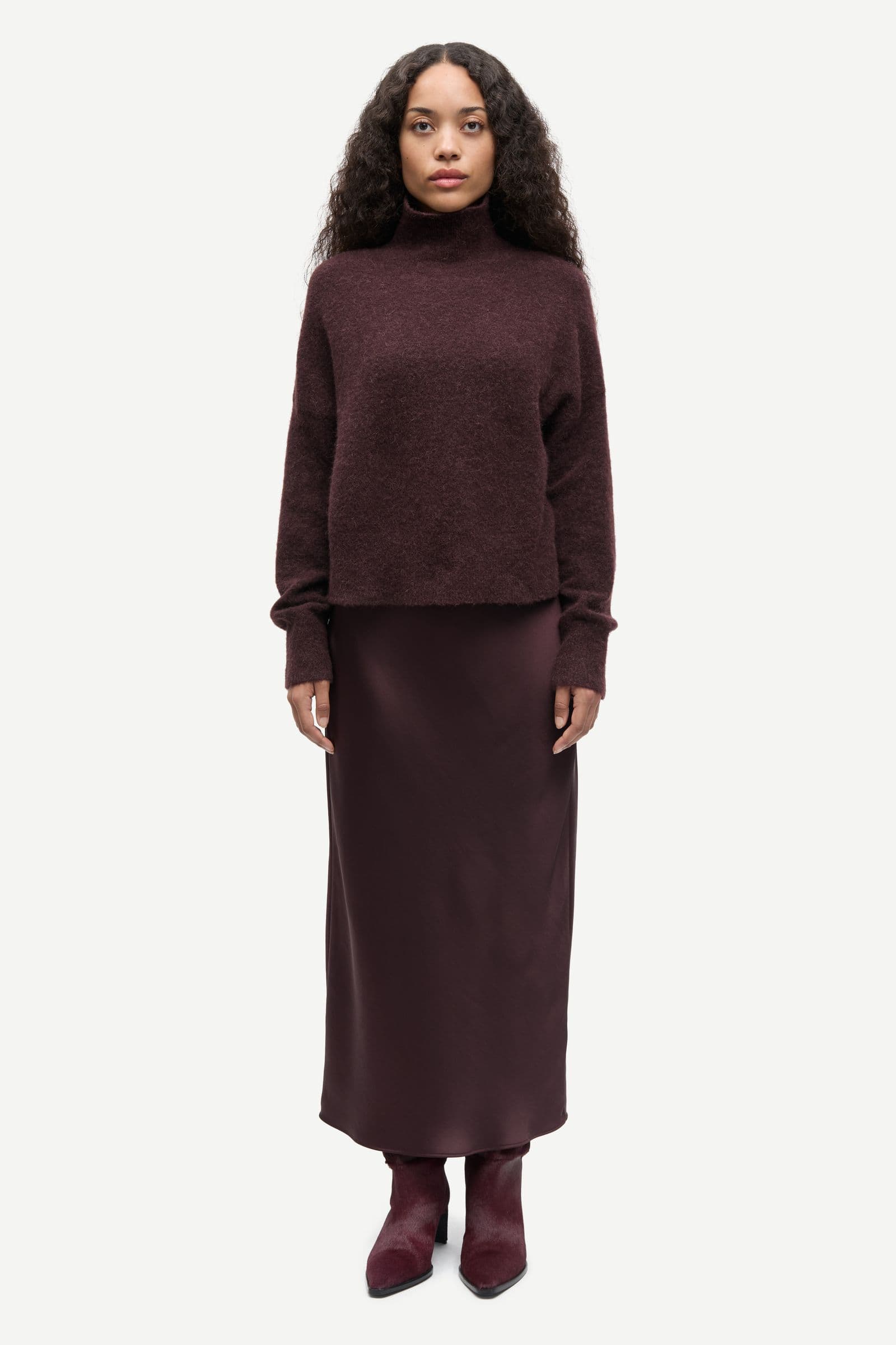 Saagneta long skirt 12956 Fudge