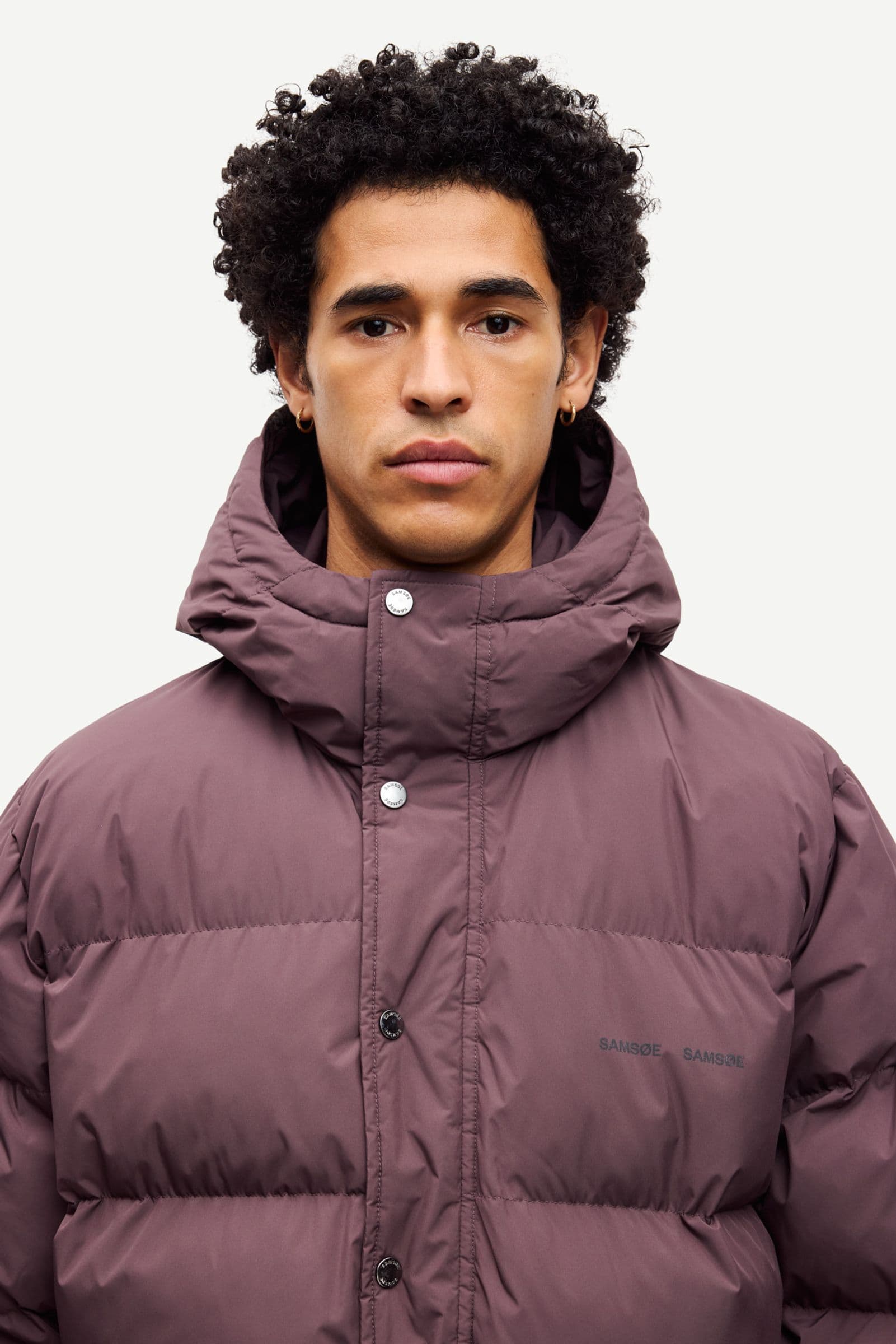 Saulf puffer jacket 15324 Raisin