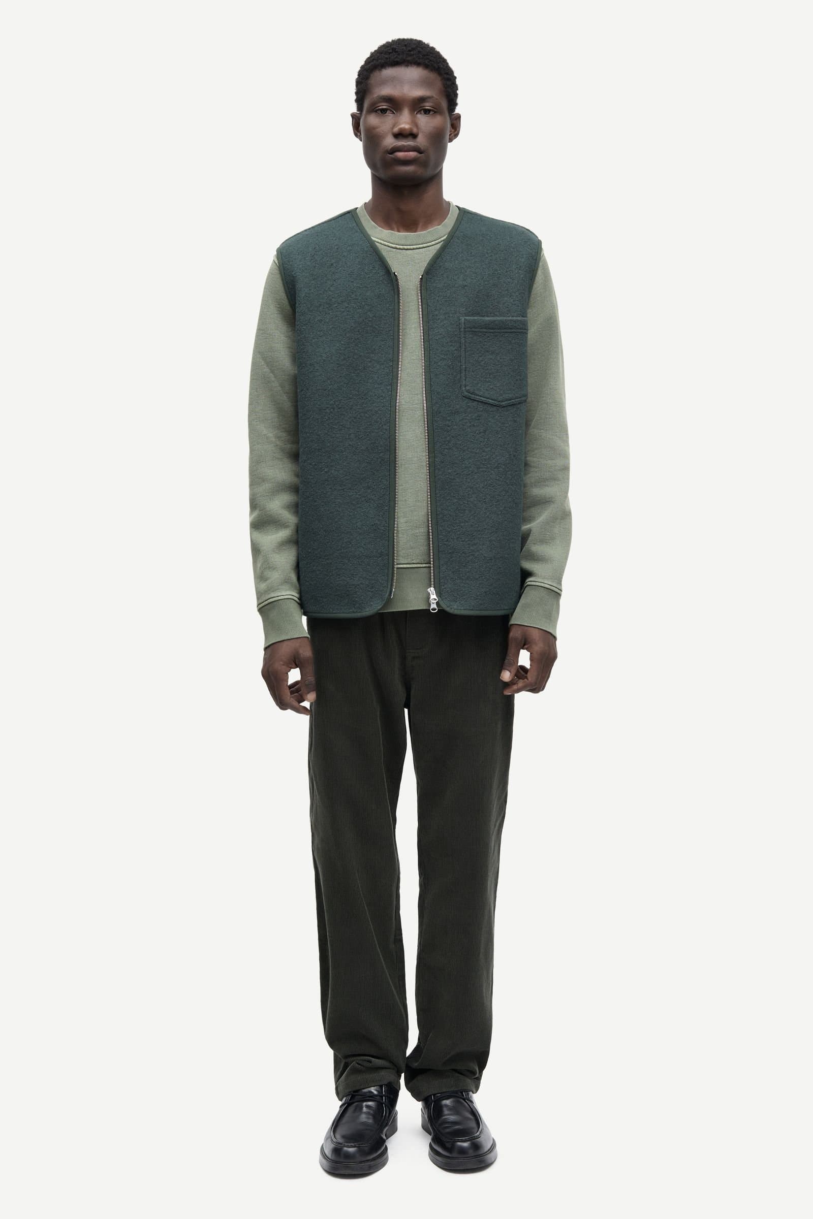 Sahannes vest 14612 Dark Evergreen