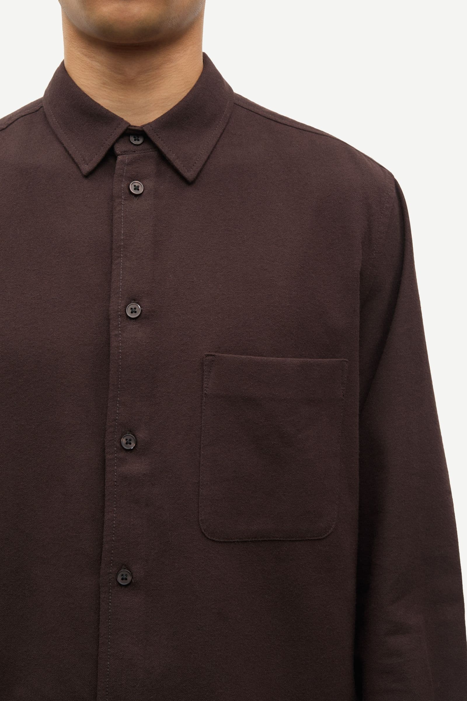Saryan J shirt 15501 Black Coffee
