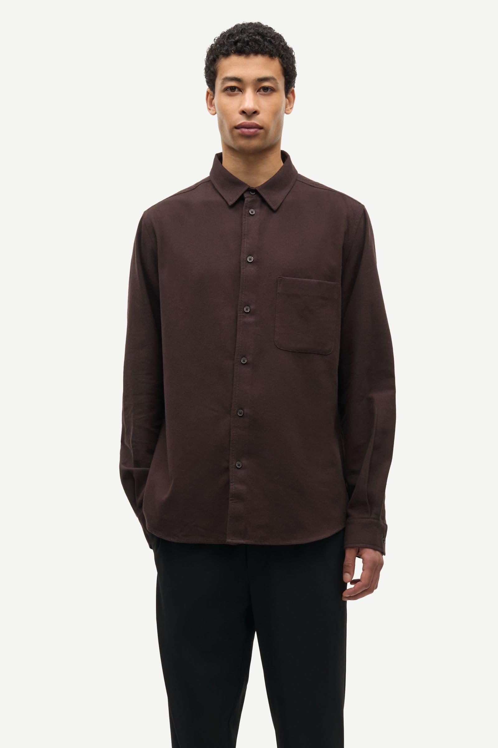 Saryan J shirt 15501 Black Coffee